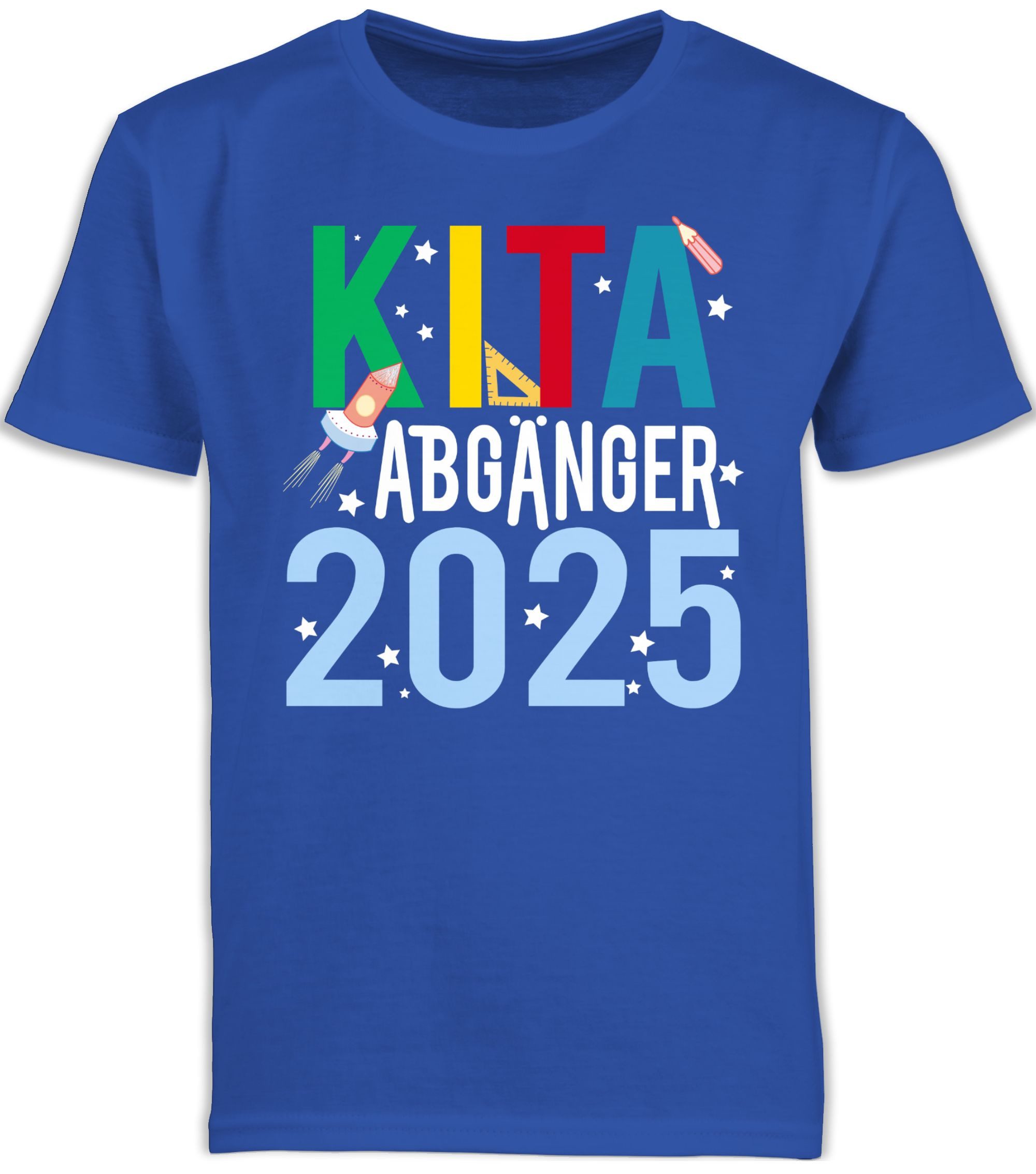 Shirtracer T-Shirt Kita Abgänger 2025 II Einschulung Junge Schulanfang Geschenke