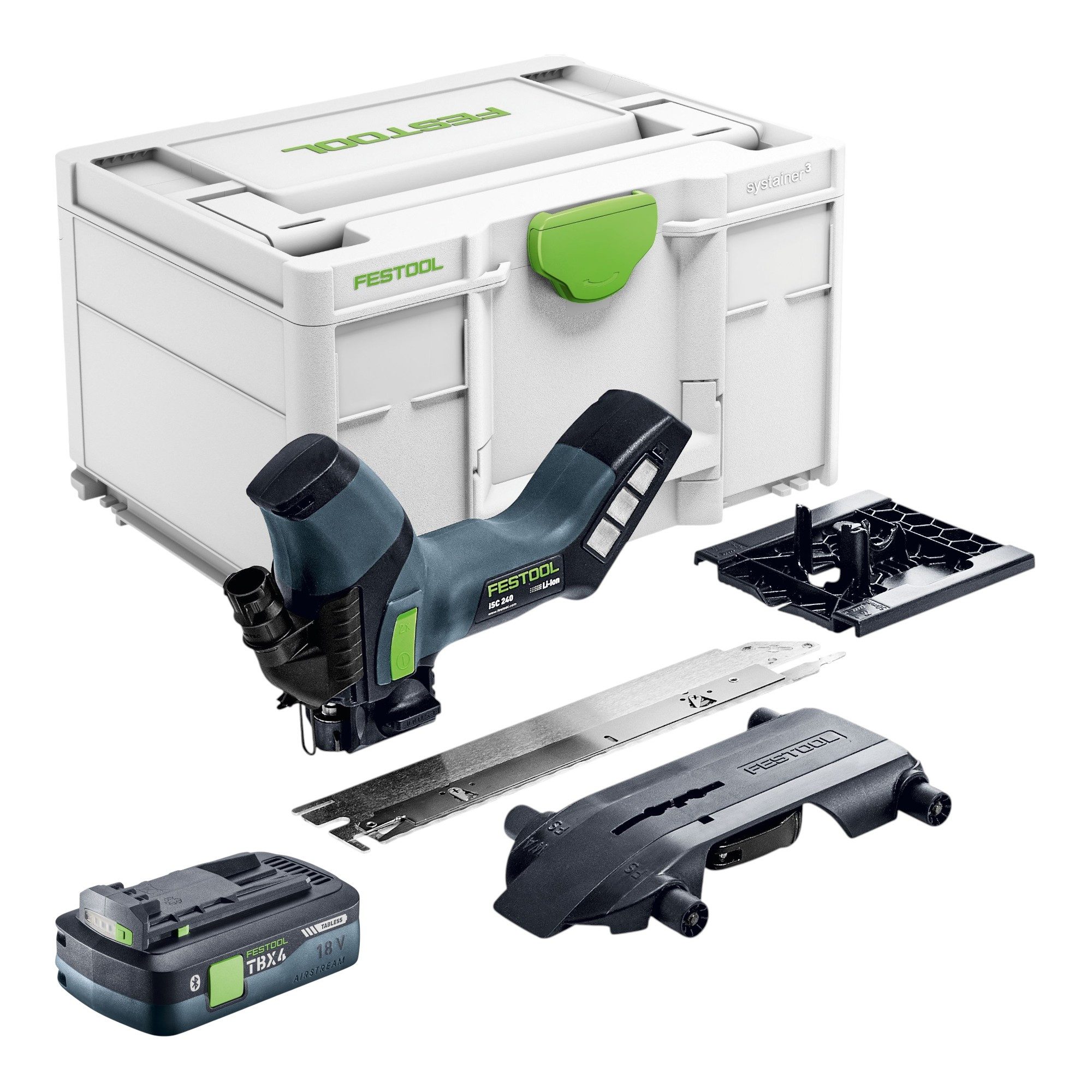 FESTOOL Akku-Säge ISC 240 EB-Basic Akku Dämmstoffsäge 18 V 240 mm + 1x Akku 4,0 Ah