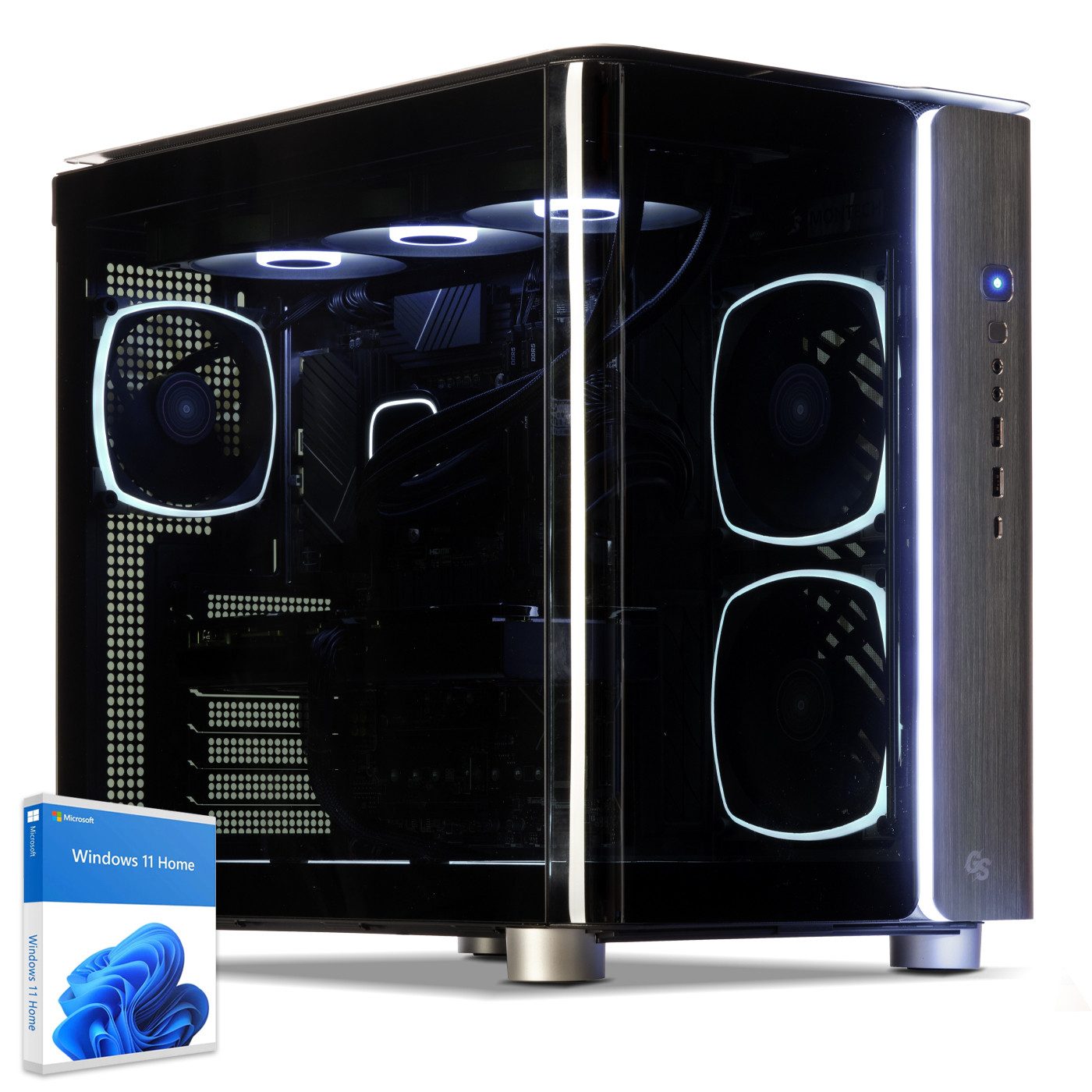Sedatech UCCT720I2I1HF - Watercooling Gaming-PC (Intel Core i9 14900KF 24x 3.2GHz (max 5.8GHz), Geforce RTX5080 16GB, 128 GB RAM, 4000 GB SSD, Watercooling, Wifi 867Mbits ax)