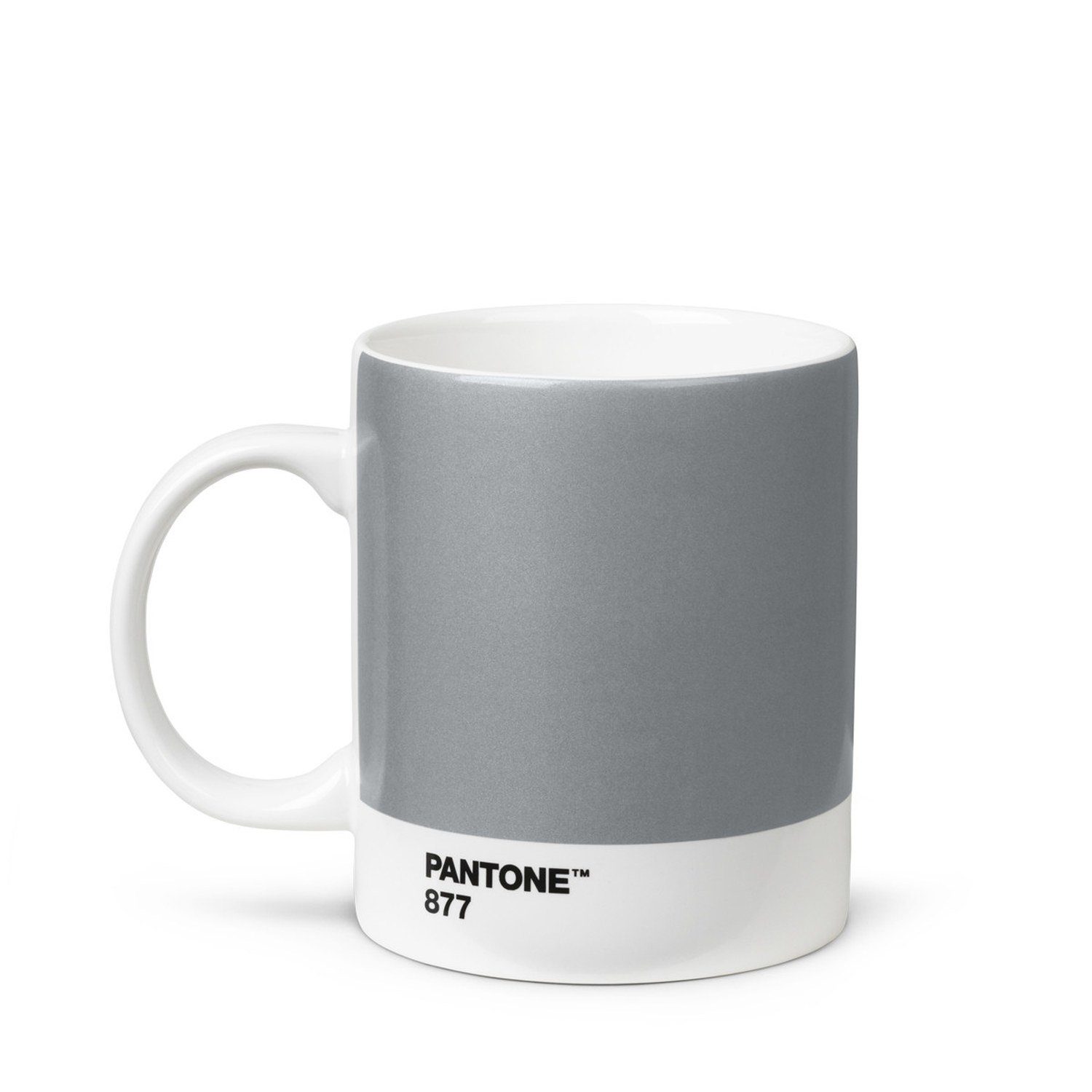 Pantone Universe Becher Silver 877, Porzellan, Porzellan