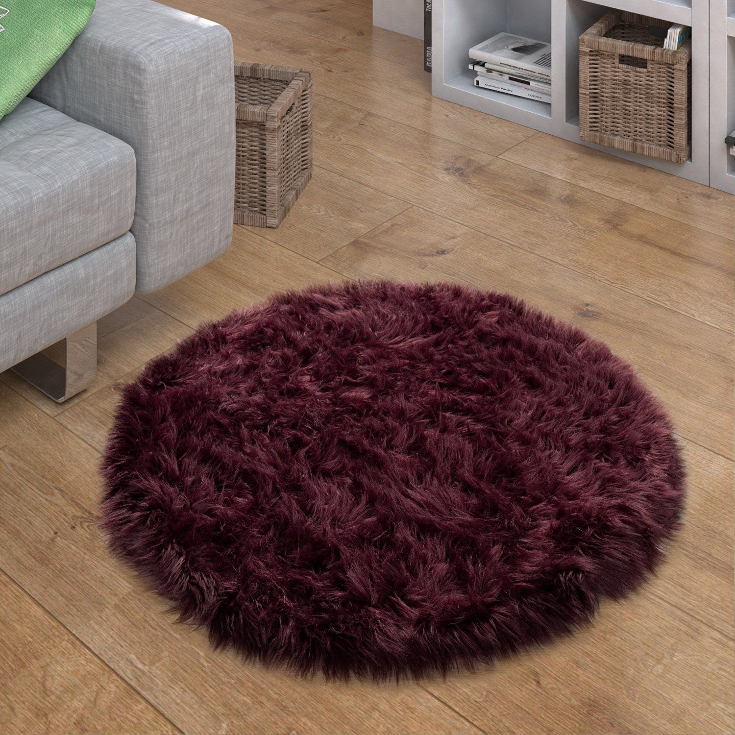 Paco Home Fellteppich Playa 960, rund, günstig online kaufen