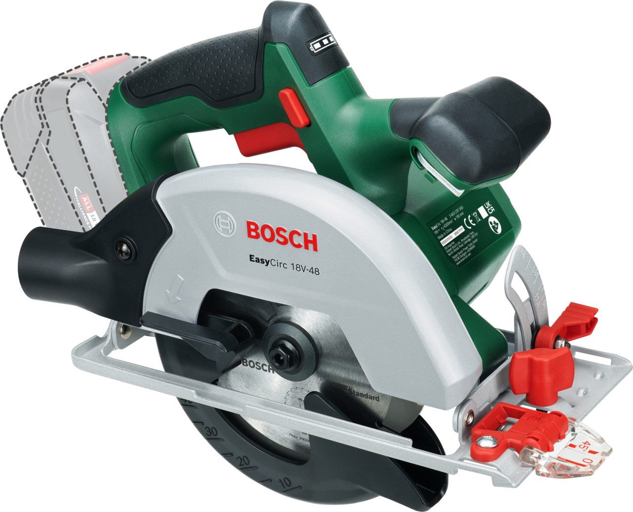 BOSCH Akku-Handkreissäge Bosch Akku-Kreissäge EasyCirc 18V-48 Solo im