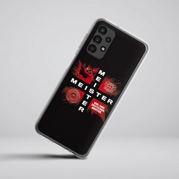 DeinDesign Handyhülle Bayer 04 Leverkusen Meister Offizielles Lizenzprodukt, Samsung Galaxy A13 4G Silikon Hülle Bumper Case Handy Schutzhülle