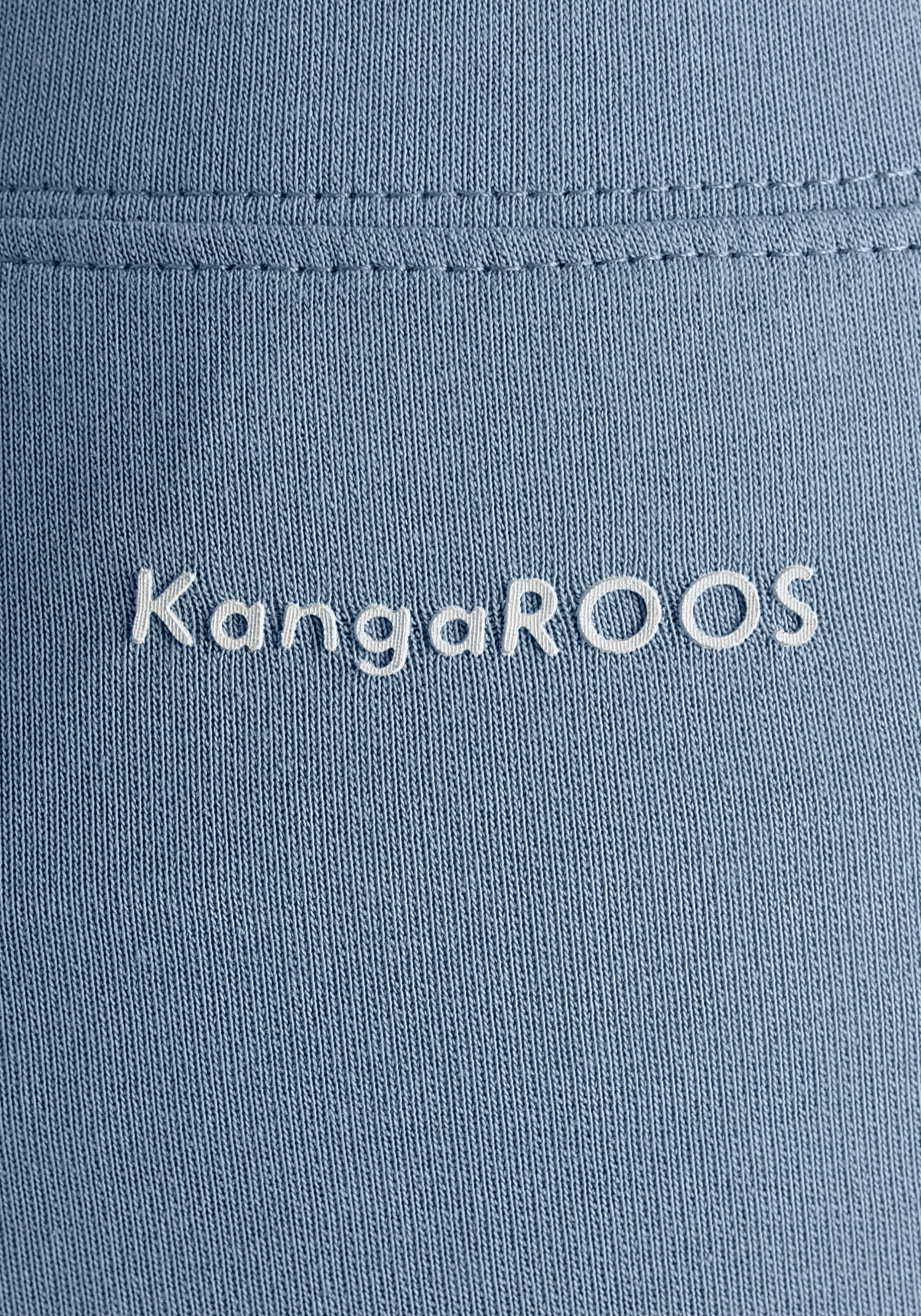 KOLLEKTION - Elastischem Bund Bootcut-Style mit im NEUE Jazzpants blau KangaROOS Tunnelzug &