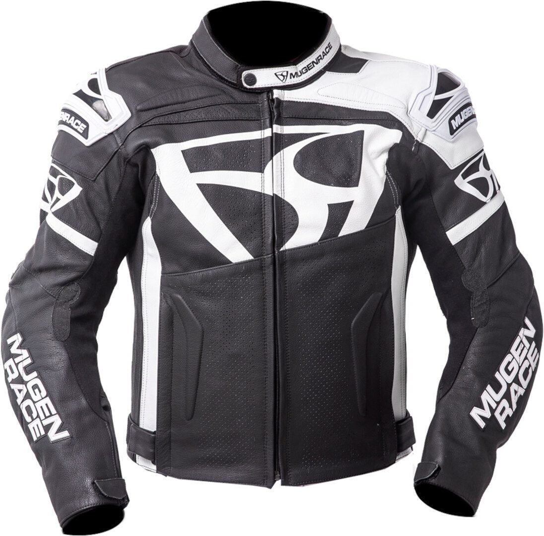 MUGENRACE Motorradjacke Aggressore Motorrad Lederjacke Ellenbogenprotektore günstig online kaufen