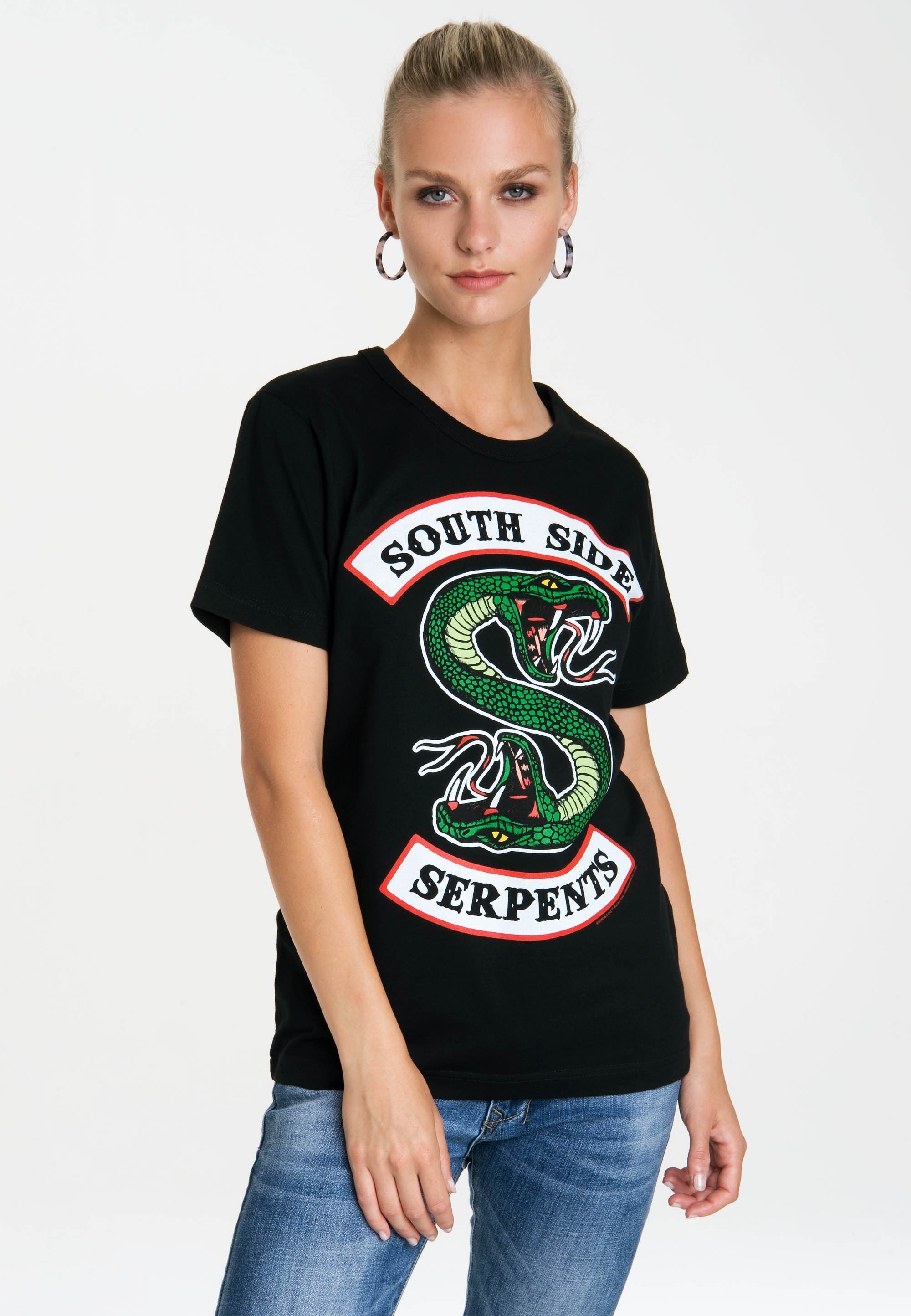 LOGOSHIRT T-Shirt South Side Serpents mit Riverdale-Frontprint