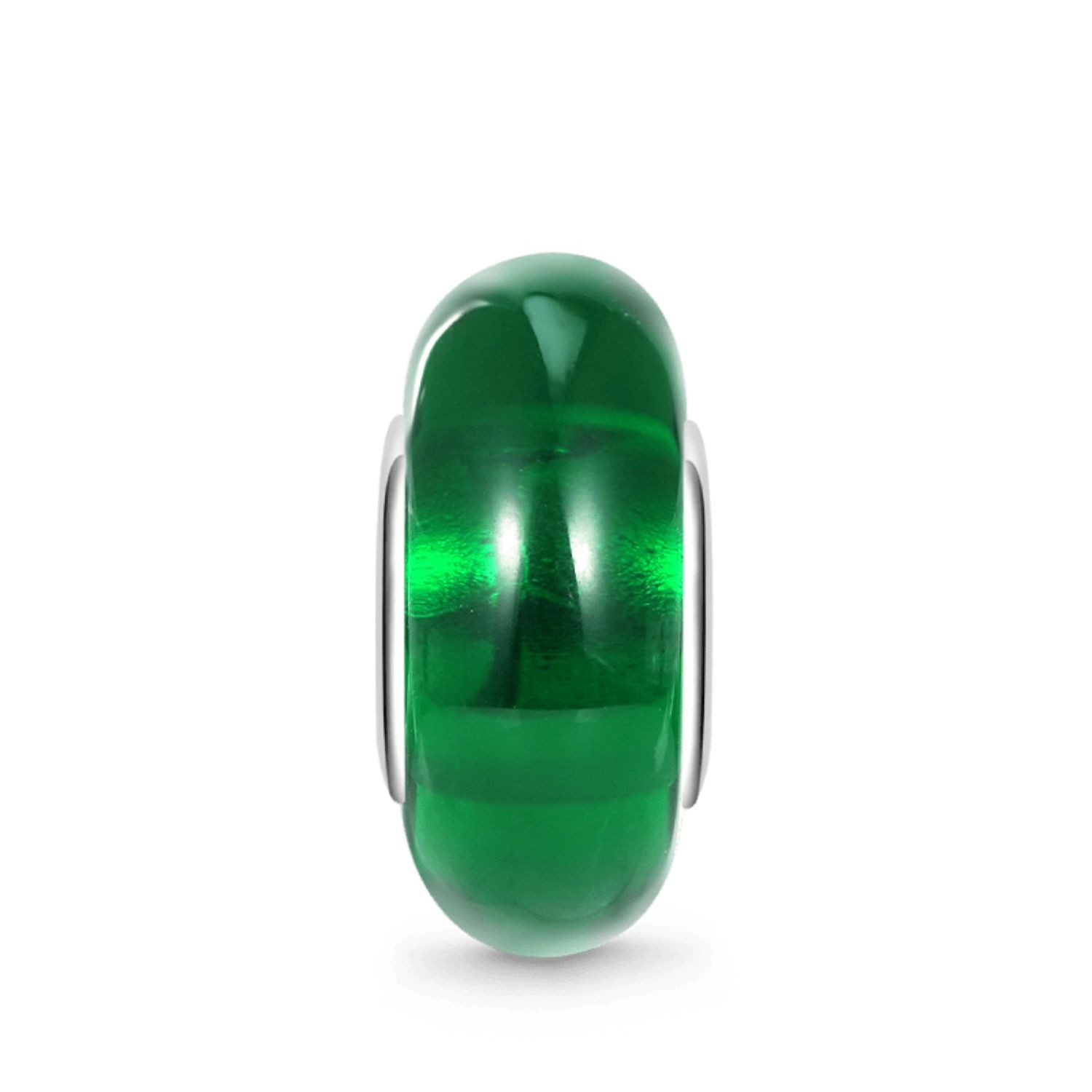 Gnoce Bead Gnoce Charm Jade FMC043 Silber