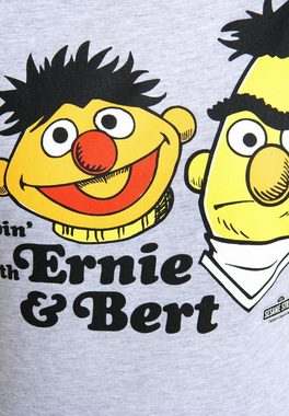 LOGOSHIRT T-Shirt Sesamstraße - Ernie & Bert Fun mit Ernie und Bert-Print