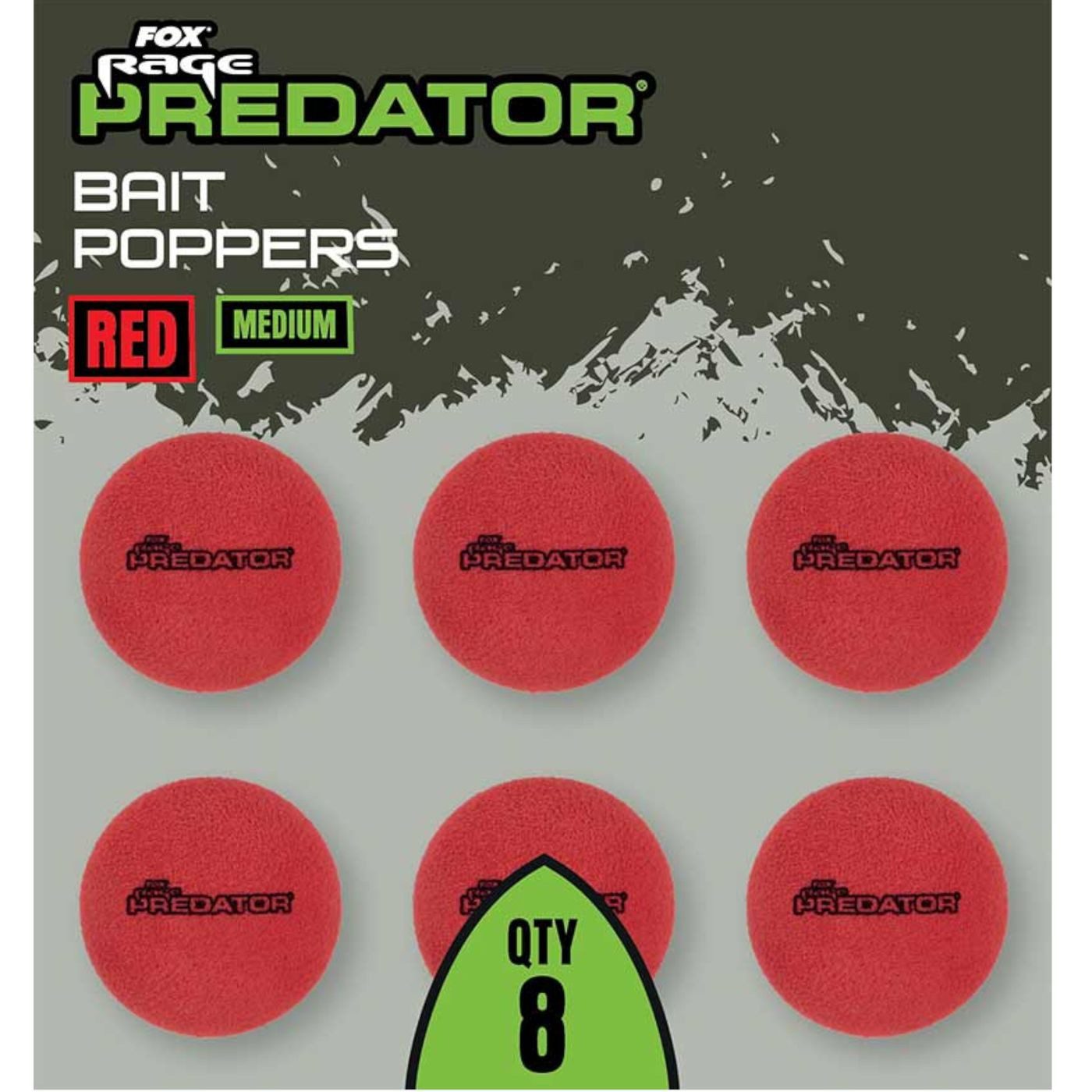 Fox Rage Raubfischpose Fox Rage Predator Bait Poppers - Auftriebskörper für Köderfische