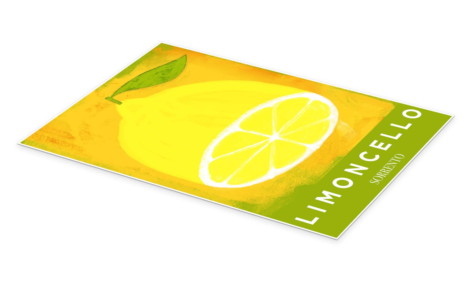 Posterlounge Wandbild Italian Limoncello di Sorrento, Marco Marella, erhältlich als Poster, Leinwandbild, Wandsticker oder Acrylglasbild