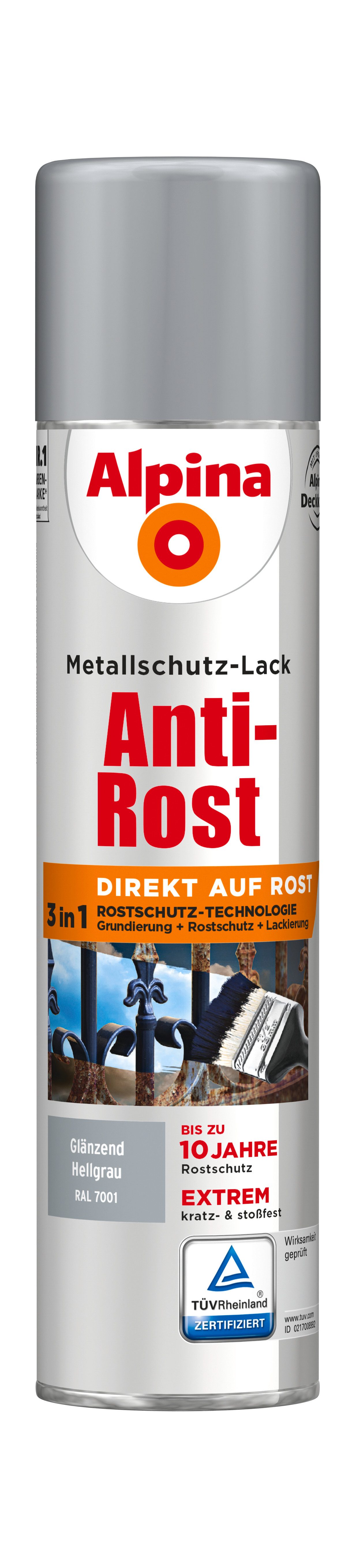 Metallschutzlack Metallschutzlack Anti-Rost 400ml Sprühdose glänzend
