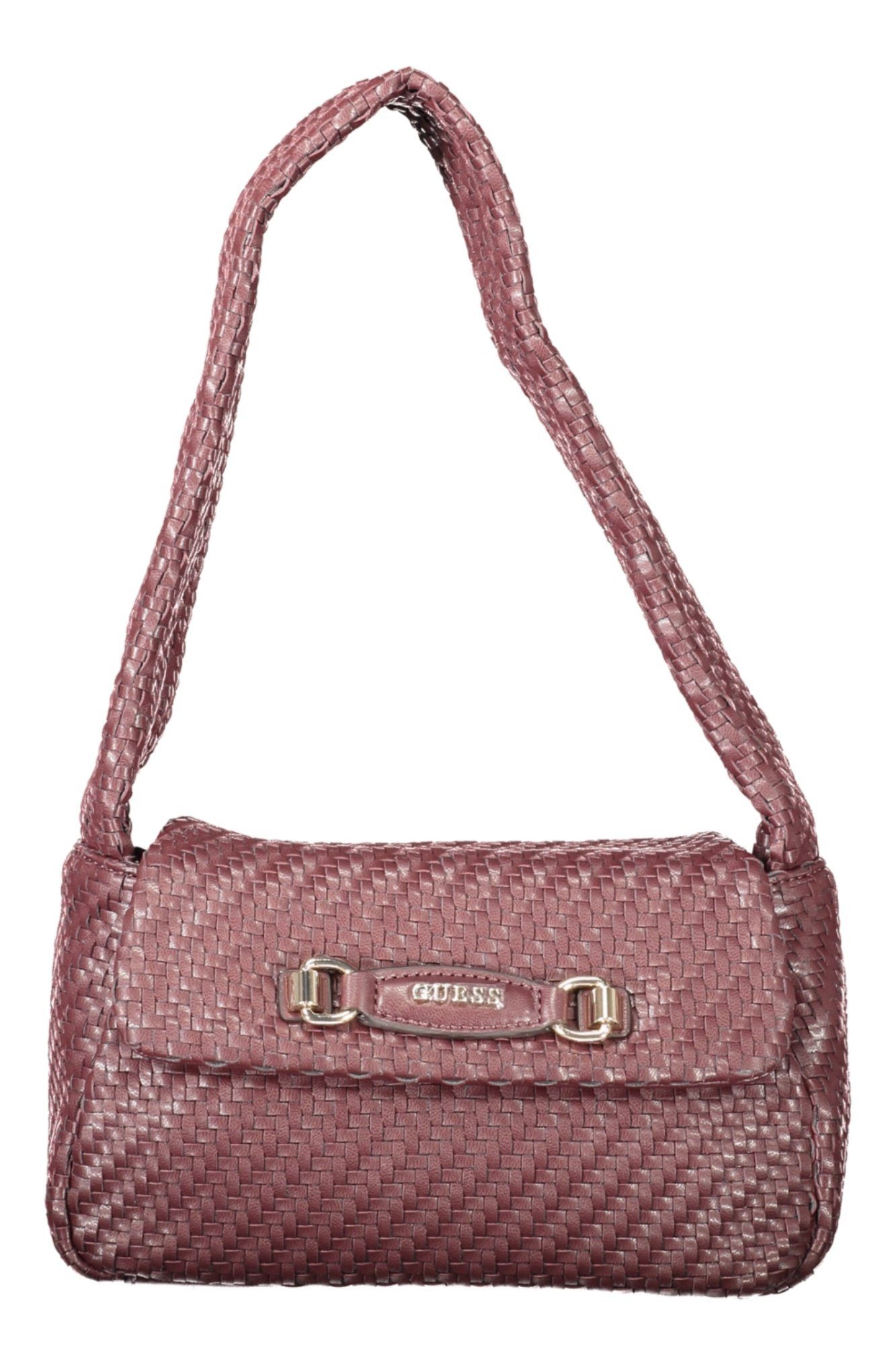 GUESS JEANS Umhängetasche, Braune Damentasche mit Schultergurt und Kontrastdetails - Borsa Francy
