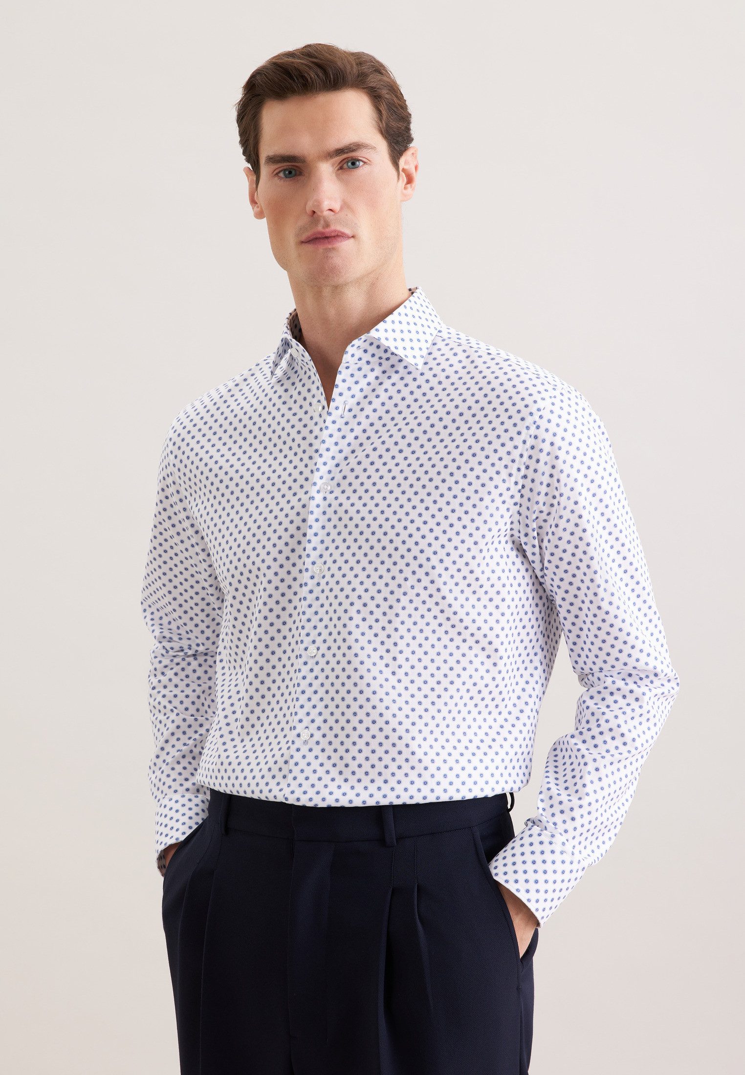 Businesshemd Schwarze Rose