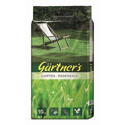Gärtner's Rasendünger Rasenkalk 10 kg Gartenkalk Bodenhilfsstoff Bodenverbesserer