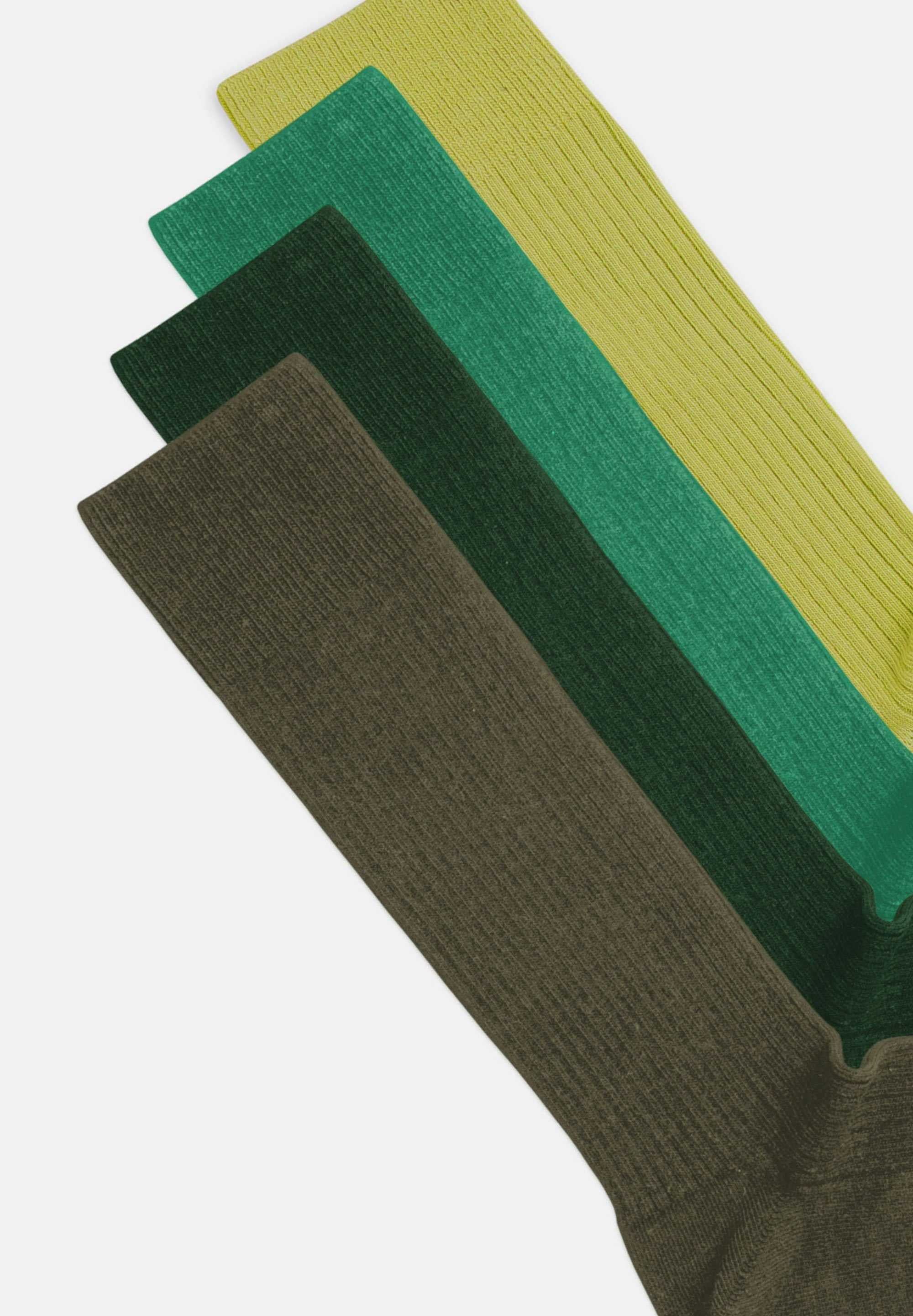 DillySocks Basicsocken Premium Ribbed Collection aus nachhaltiger Baumwolle, recyceltes Polyamid