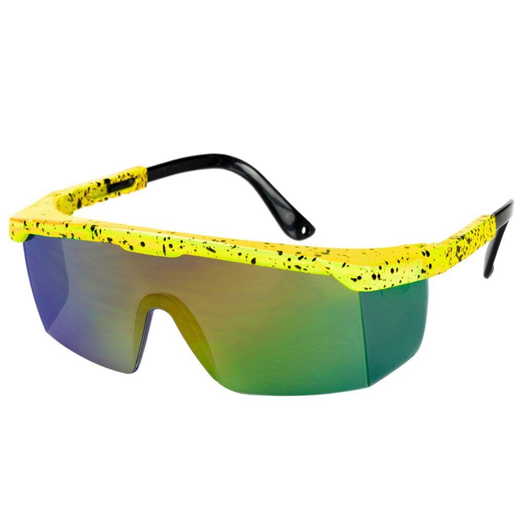 Kostüm 80er Schnelle Brille gelb