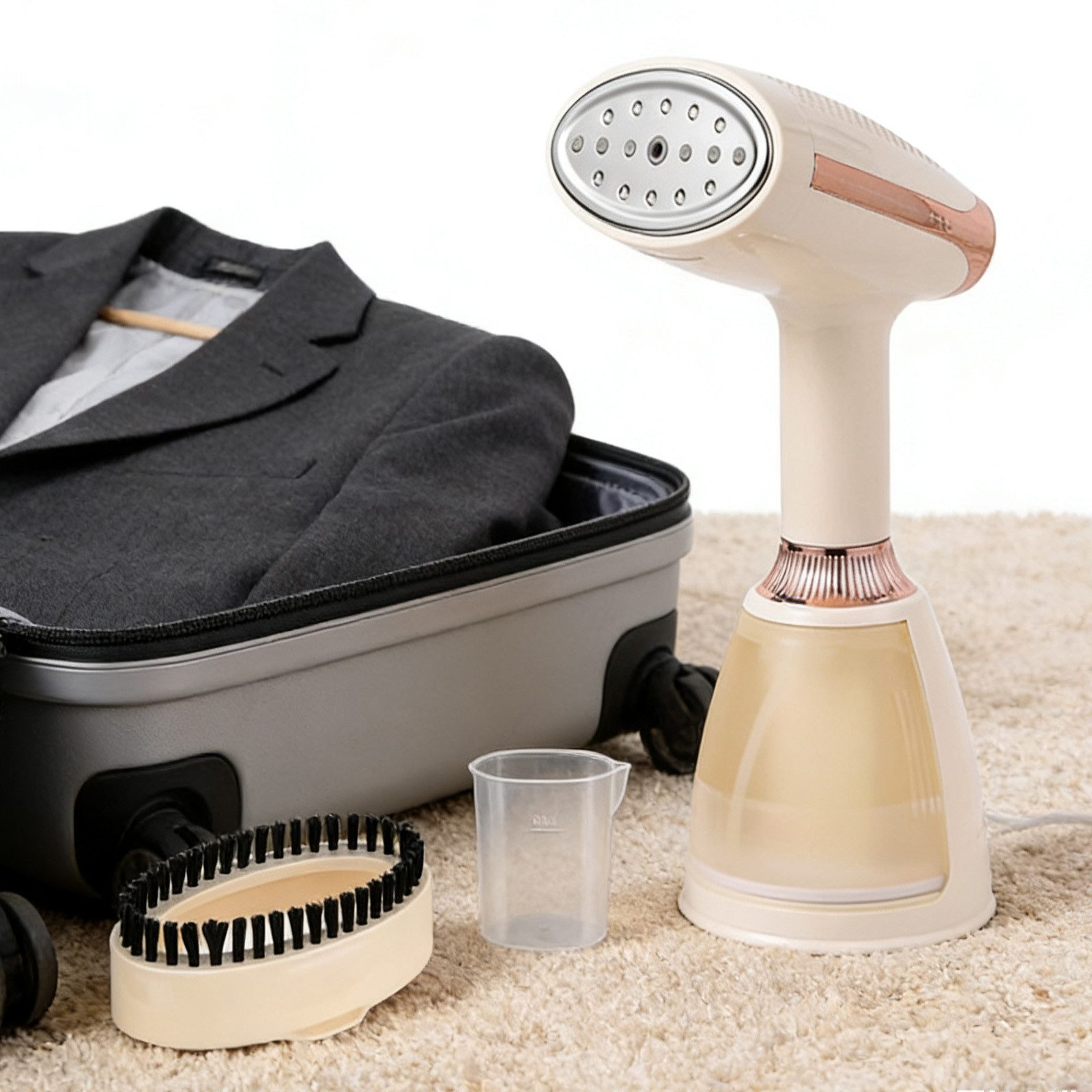 Dampfbürste Handdampfer Tragbarer Dampfglätter mit 250-ml-Tank Dampfbügeleisen