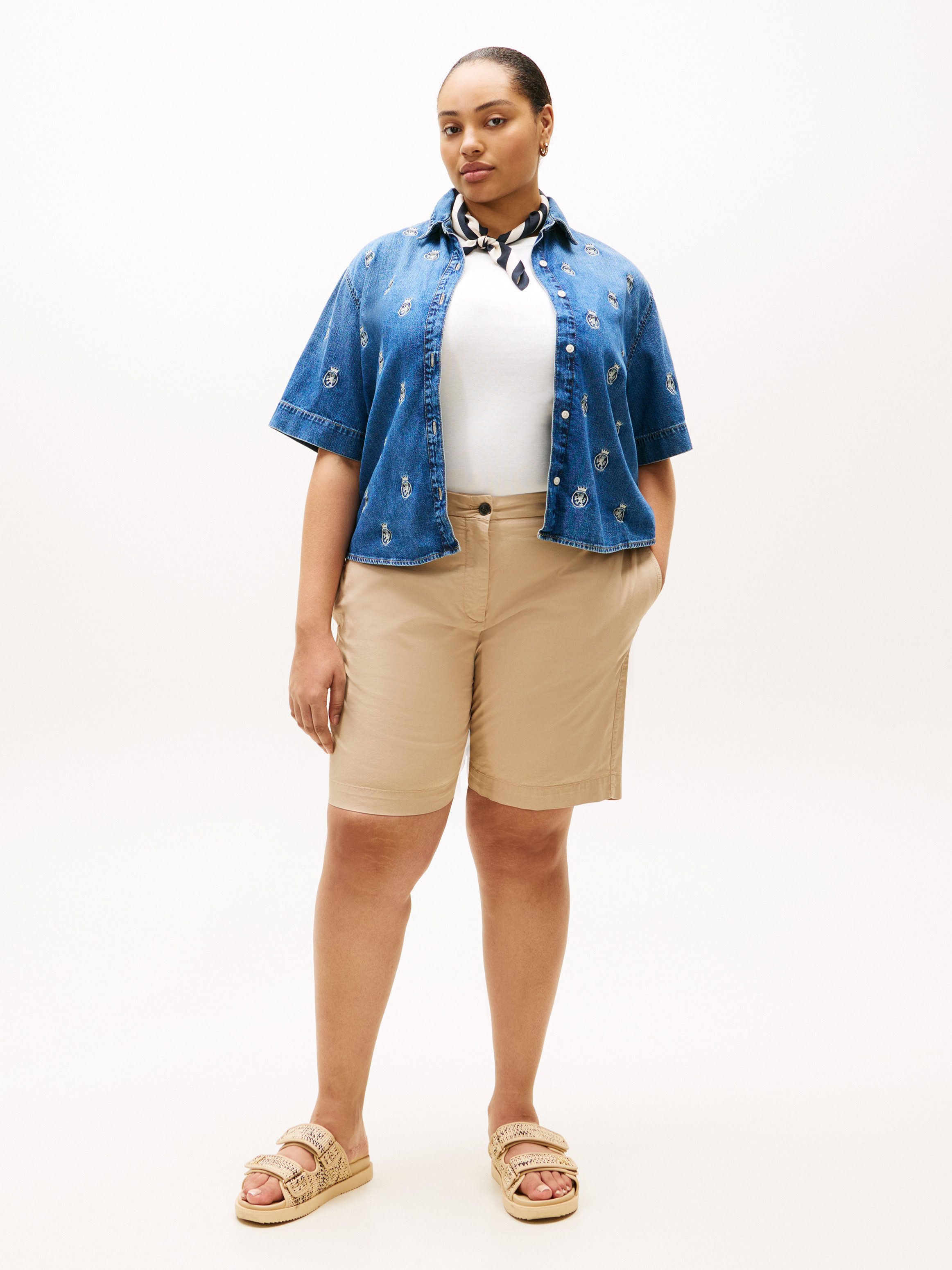 Tommy Hilfiger Curve Chinoshorts CRV CO GMD BLEND CHINO SHORT in großen Größen