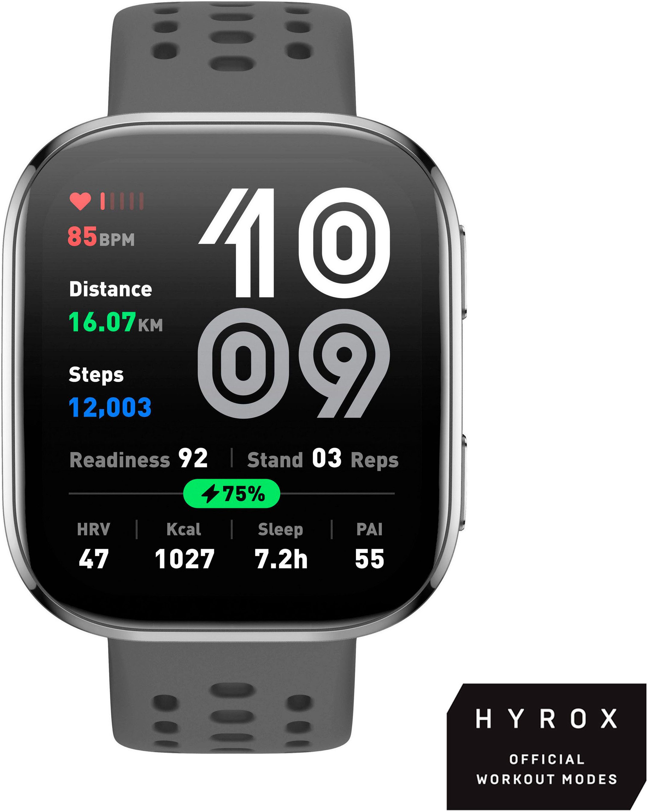 Amazfit Bip 6 Smartwatch (5 cm/1,97 Zoll, Zepp OS), Hyrox Race Mode