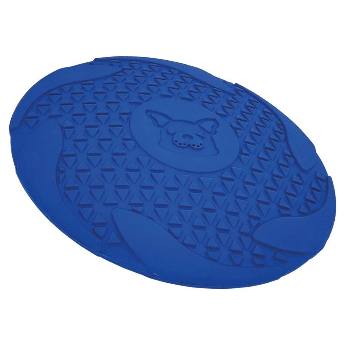 Outdoor-Spielzeug Hundespielzeug Vollgummi Frisbee blau
