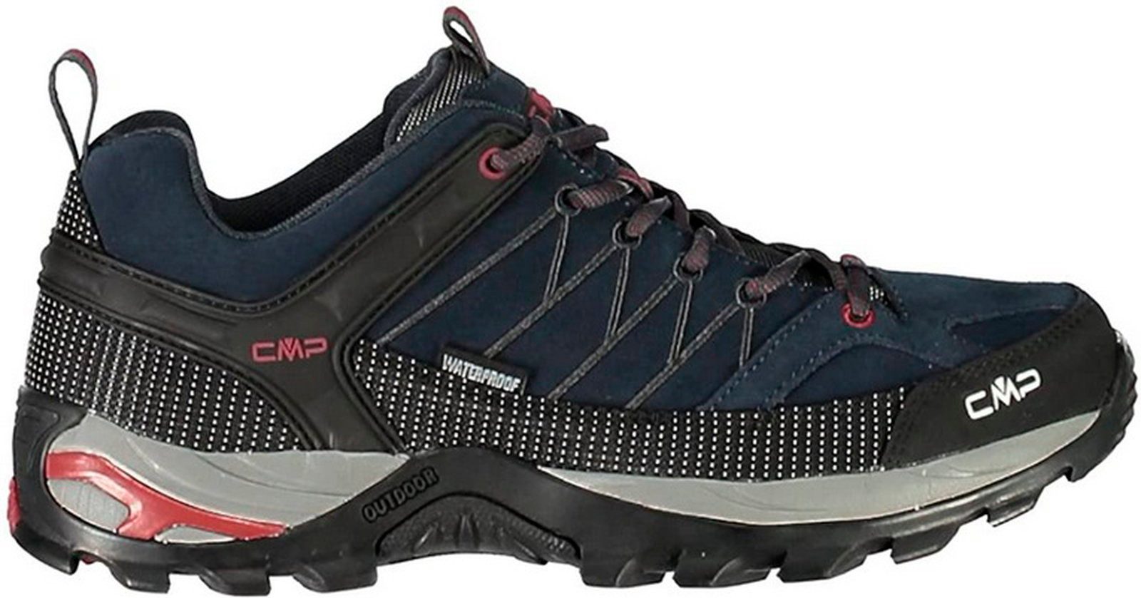CMP Rigel Low Trekking WP (Trekking, wasserdicht) asphaltgrau Herren Wanderschuh