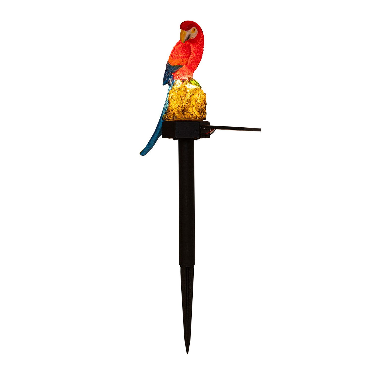 Haushalt International LED Solarleuchte Solar-Gartenstecker Papagei Solarla günstig online kaufen