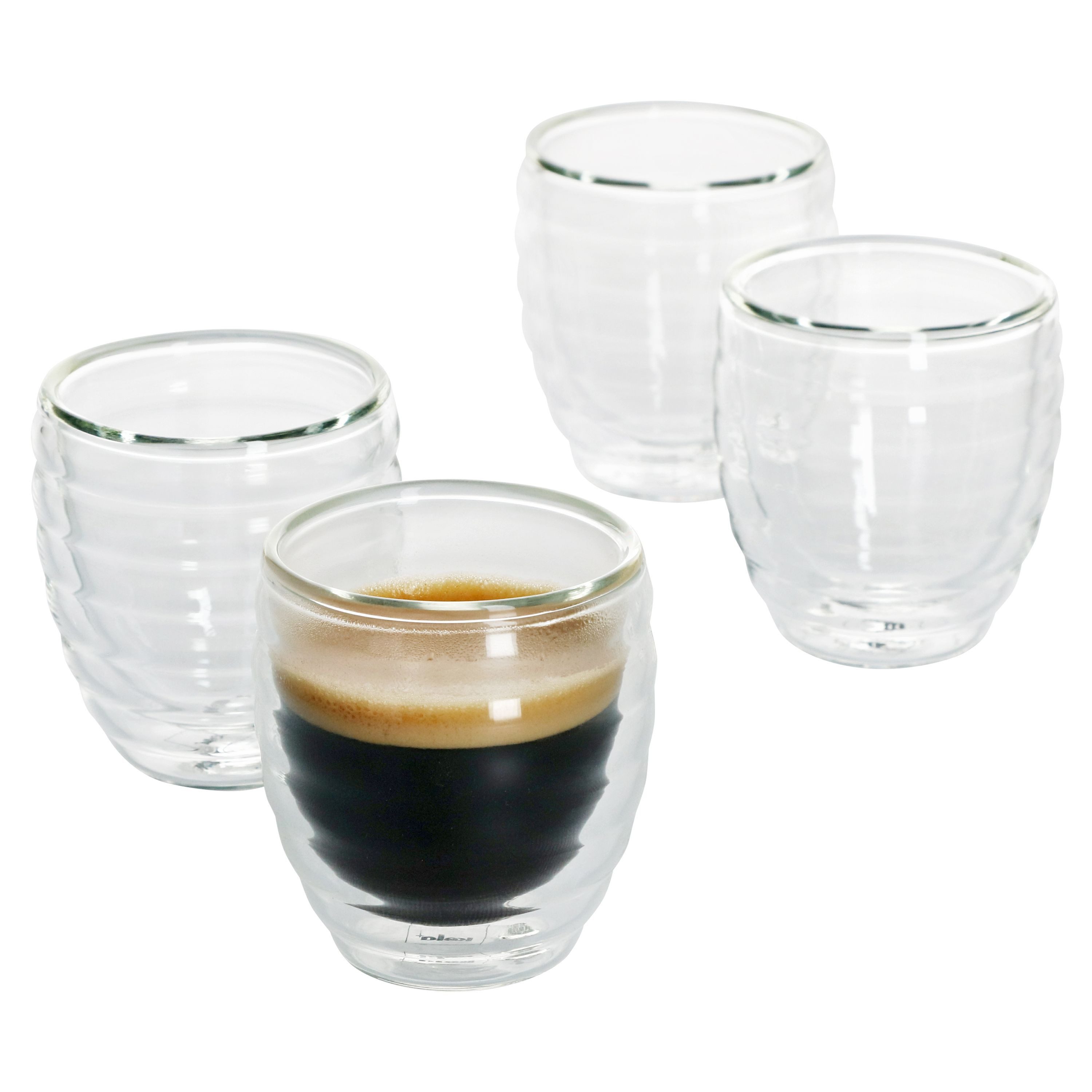 MamboCat Tasse Espressoglas Cesena 4er-Set - 12410, Glas