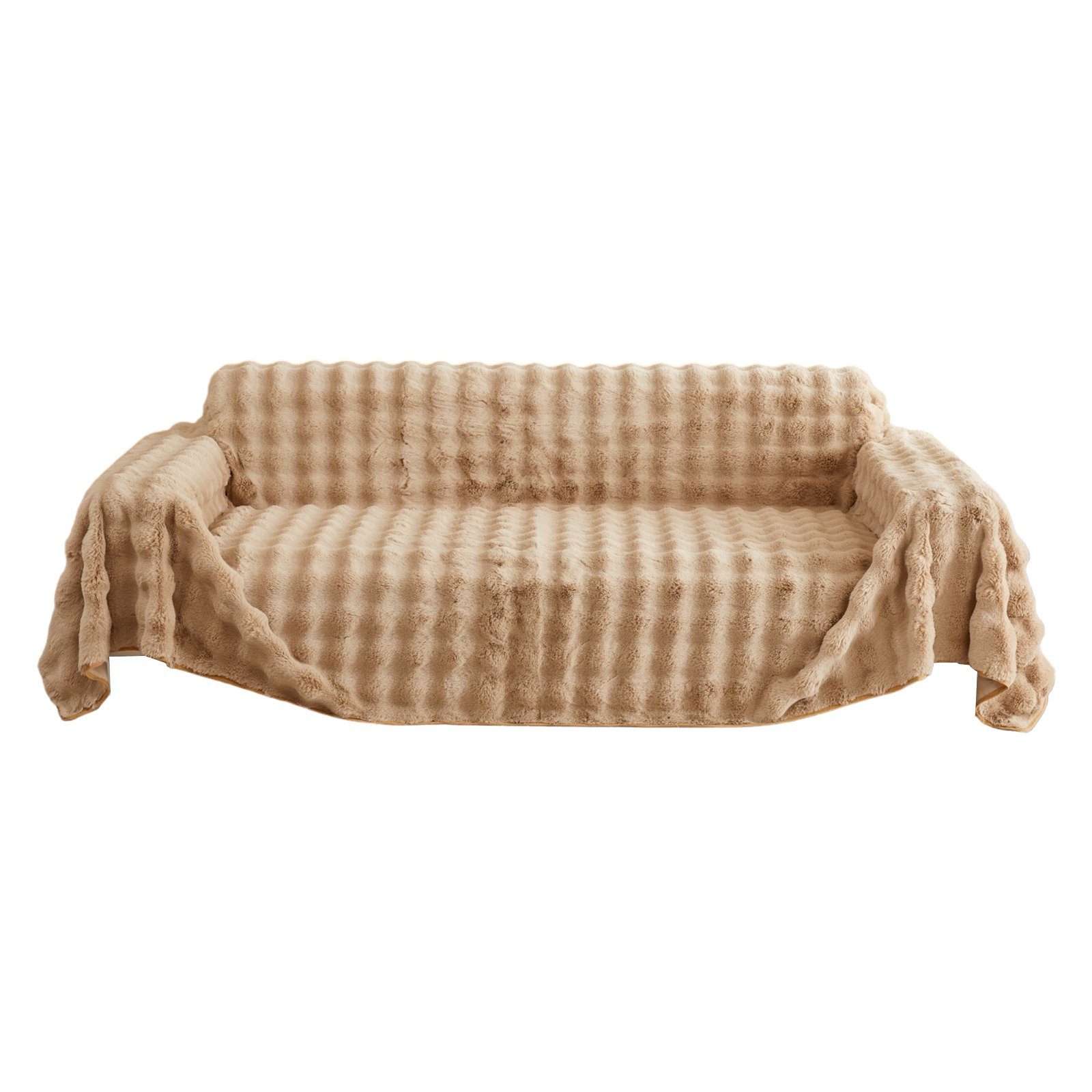 Wohndecke Kunstfelldecken Sofadecke Bubble Blanket, Polyester günstig online kaufen