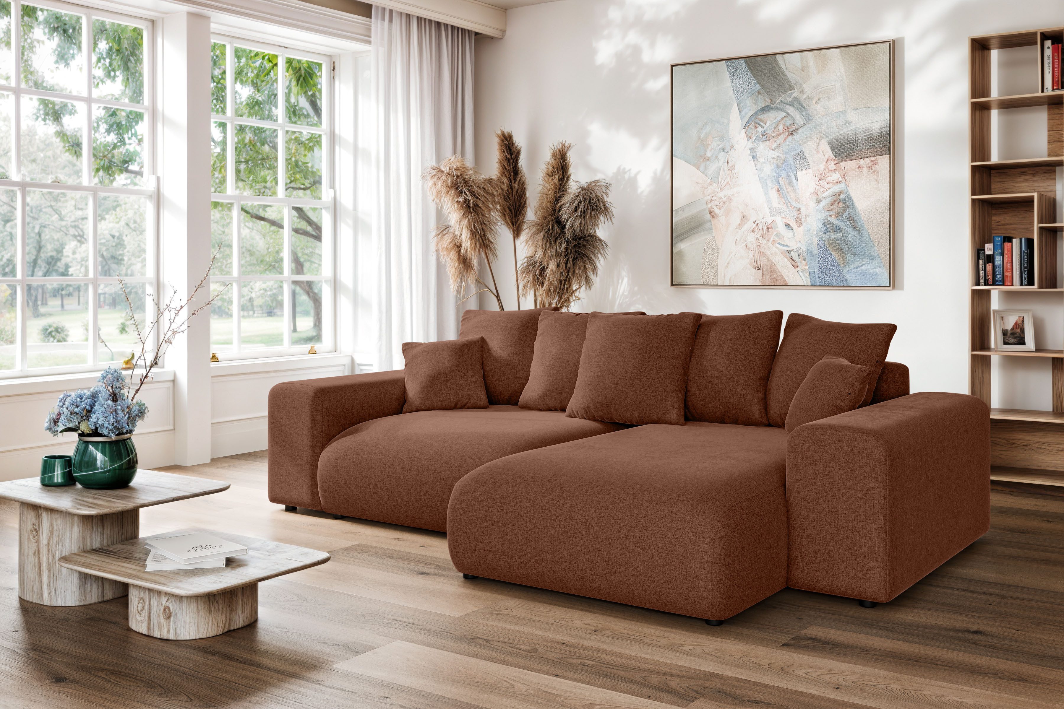 Home affaire Ecksofa LAKESIDE mit Bettfunktion günstig online kaufen