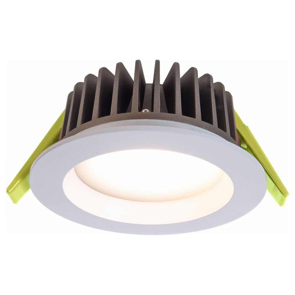 Deko-Light Einbauleuchte Hochwertiger LED Deckeneinbaustrahler COB 95 aus Aluminium in weiß, LED