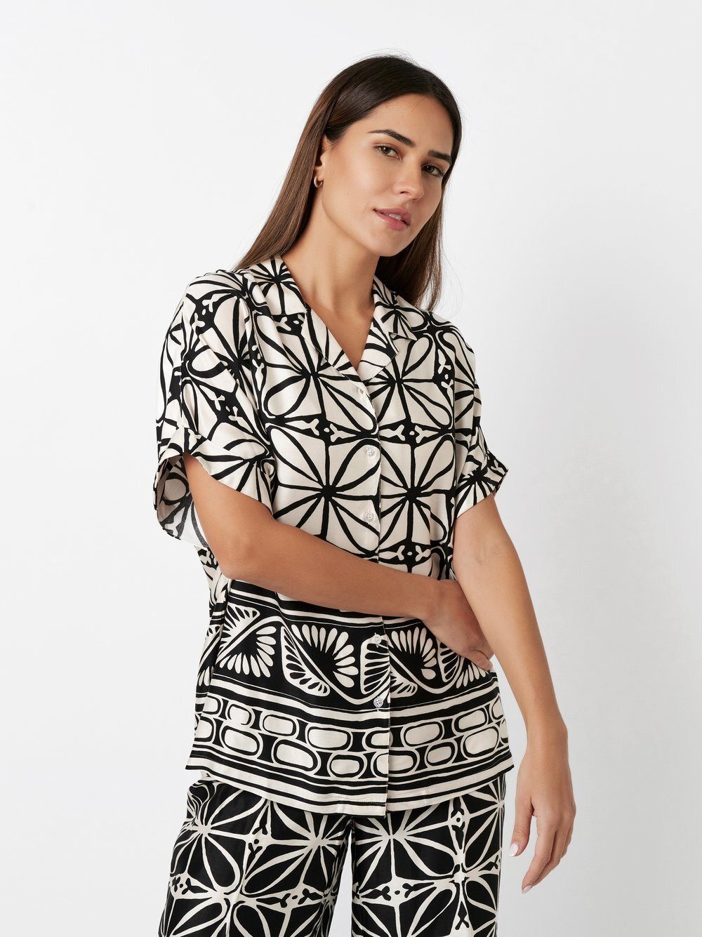 TONI Hemdbluse Bex mit Ethno-Muster günstig online kaufen