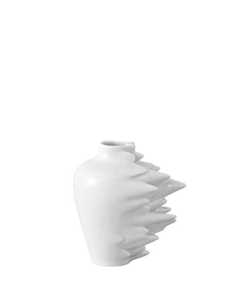 Rosenthal Tischvase Vase Fast aus weißem Porzellan, 10 cm (einzelne Vase), Kollektion Miniaturvasen