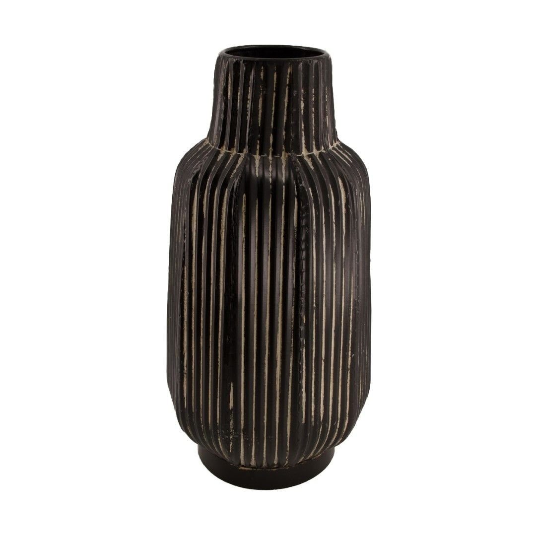 DIJK Dekofigur Dijk Vase Metall Ø 19,5 x 39,5 cm