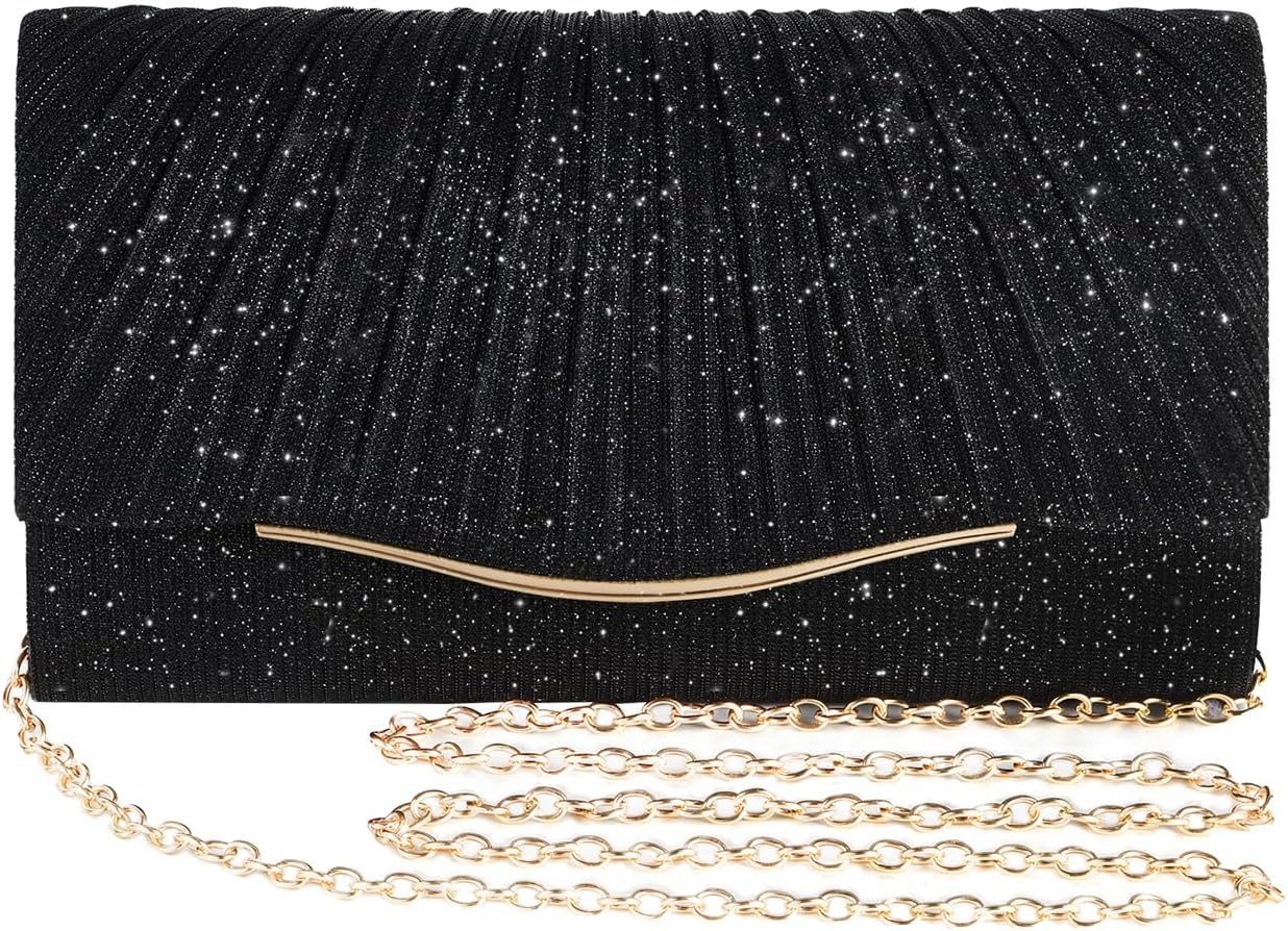 Zaewry Abendtasche Damen Clutch, Umschlag Clutch, elegante Handtasche, Braut Clutch geeignet für Hochzeiten, Partys und Bankette