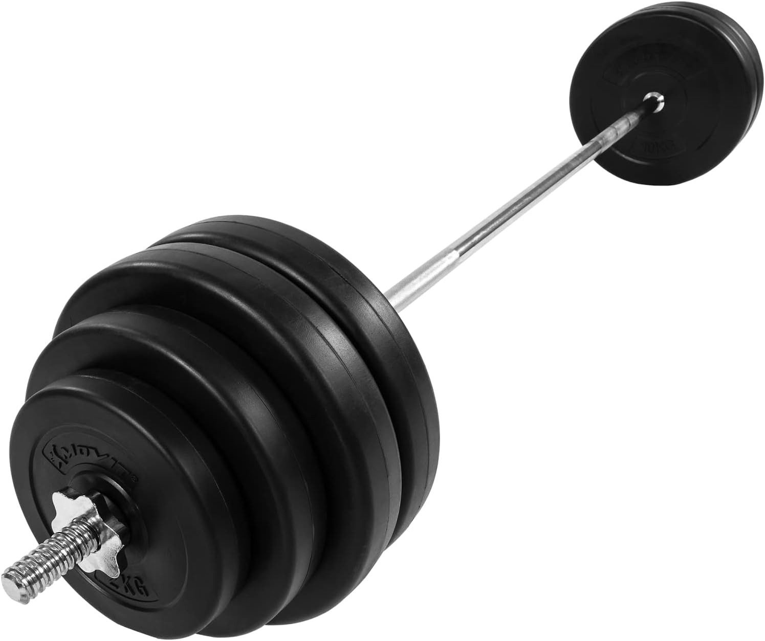 MOVIT Langhantel Langhantel Set 30 - 60 kg