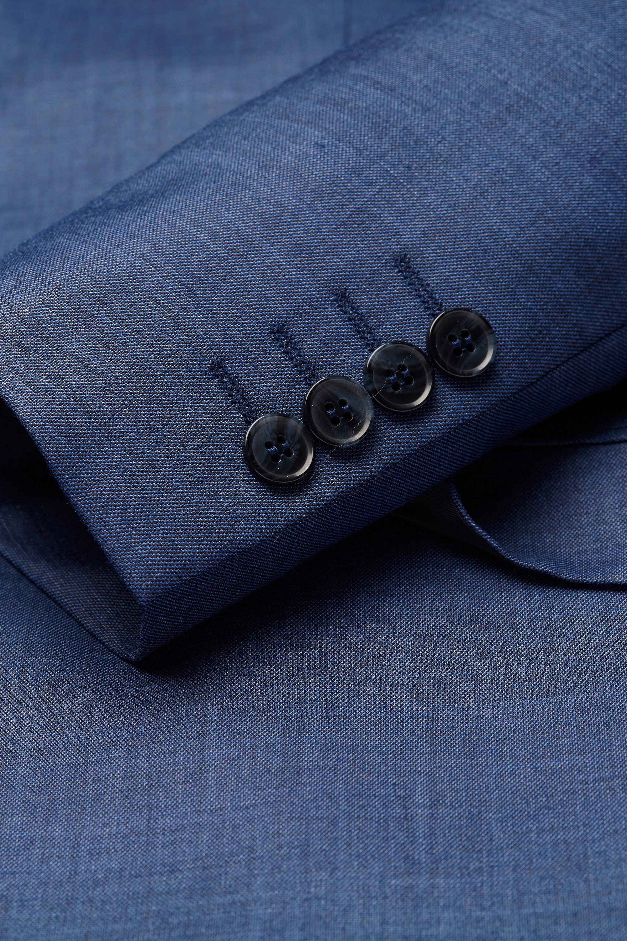 Digel Anzugsakko Allan (1-tlg., Mischgewebe) Touching Buttons, Abnehmbarer Revers-Pin