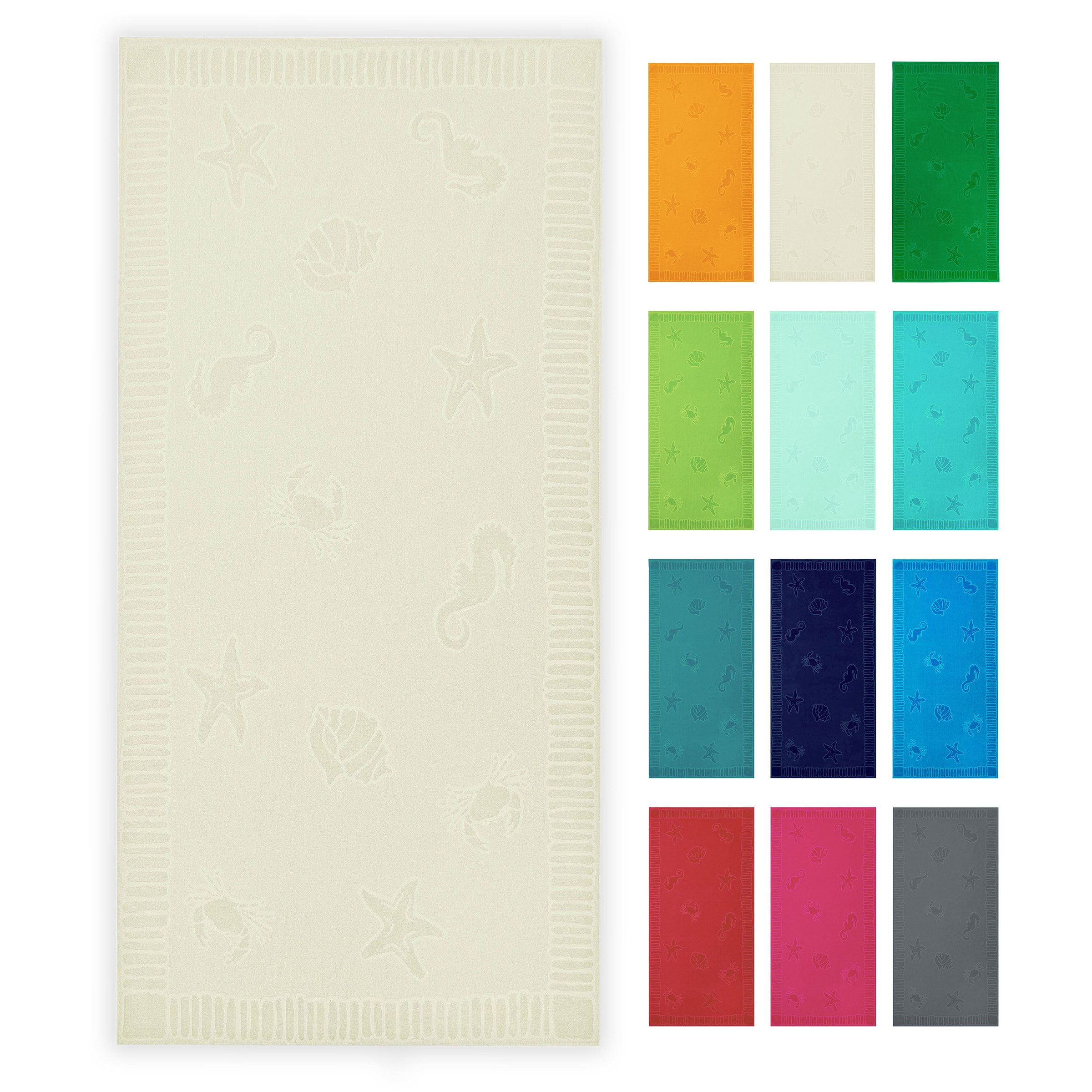 ZOLLNER Strandtuch, Frottier (1-St), 100 x günstig online kaufen