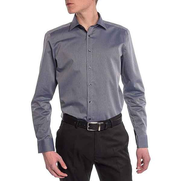 Hirschthal Businesshemd »Herren Businesshemd Hemd in Slim Fit und Regulär Fit, in vielen Farben und allen Größen« Langarm