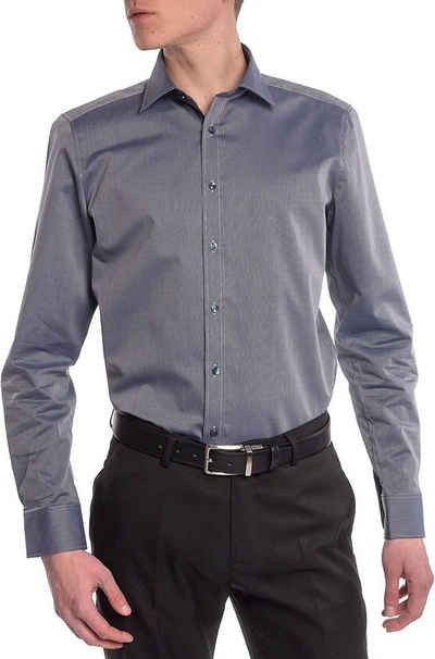 Hirschthal Businesshemd »Herren Businesshemd Hemd in Slim Fit und Regulär Fit, in vielen Farben und allen Größen« Langarm