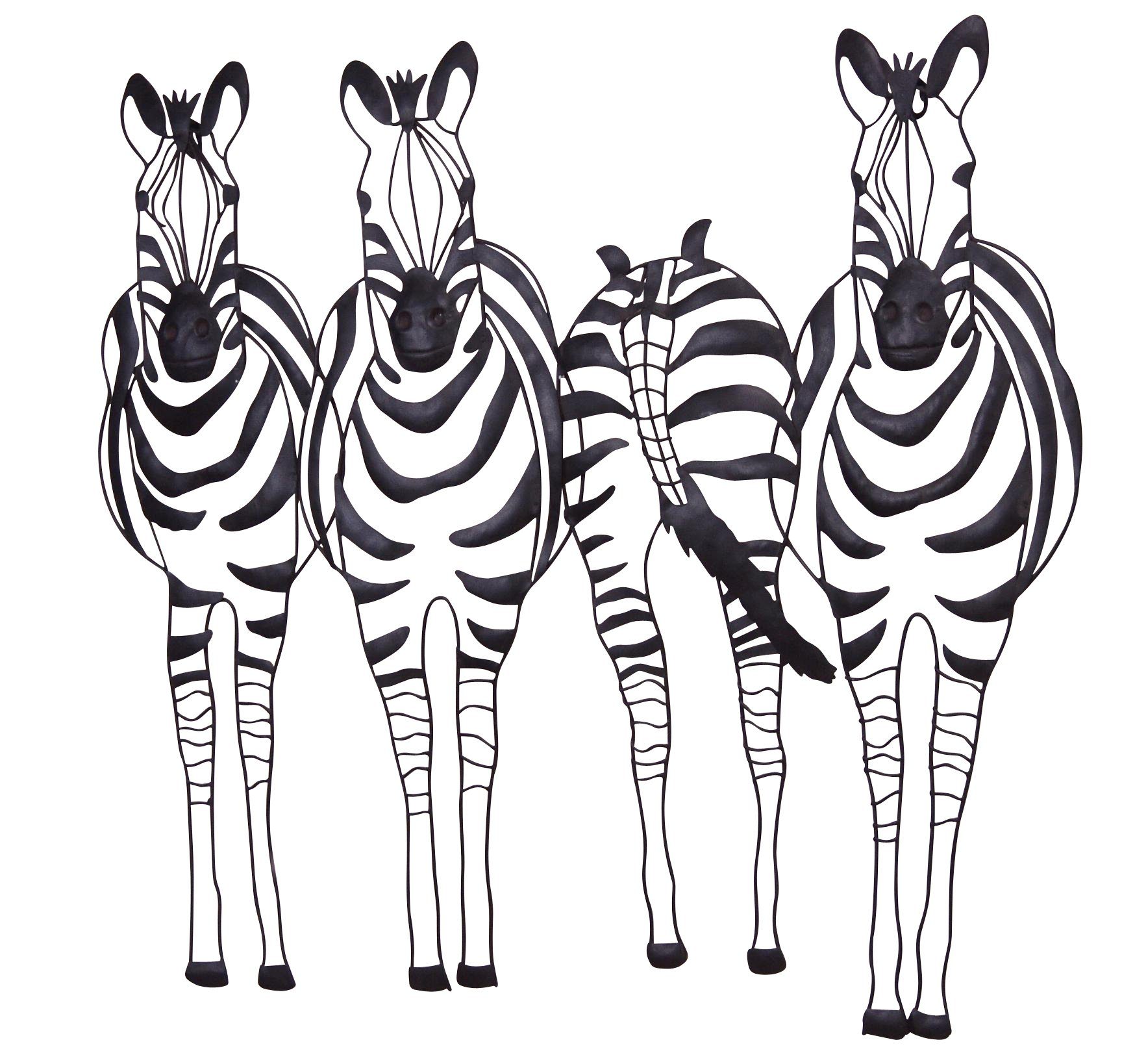 moebel-direkt-online Wanddekoobjekt Zebrafamilie günstig online kaufen