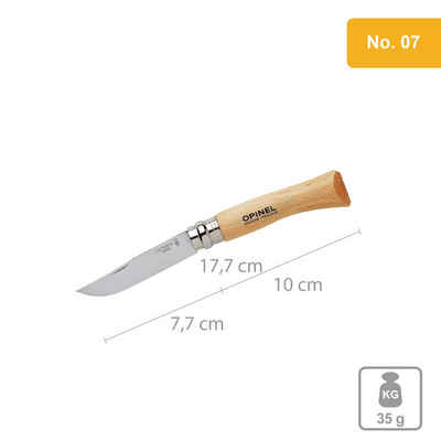 Opinel Taschenmesser Messer Carbon & INOX Stahl No 02, Bis No 12 Taschenmesser Klappmesser