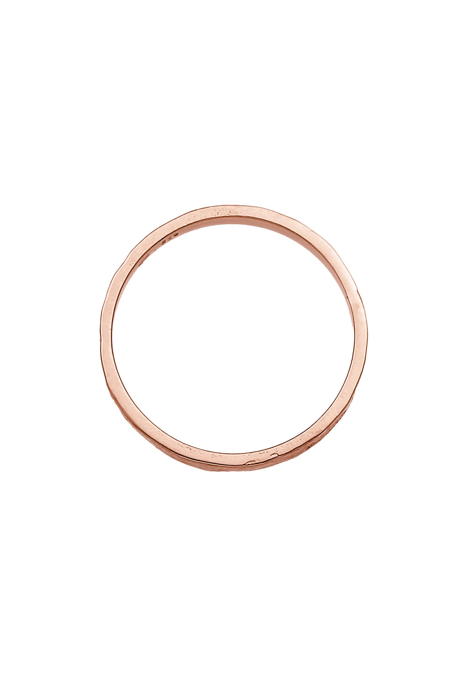 Elli Fingerring Bandring Partnerring Basic Organic Look 925 Silber