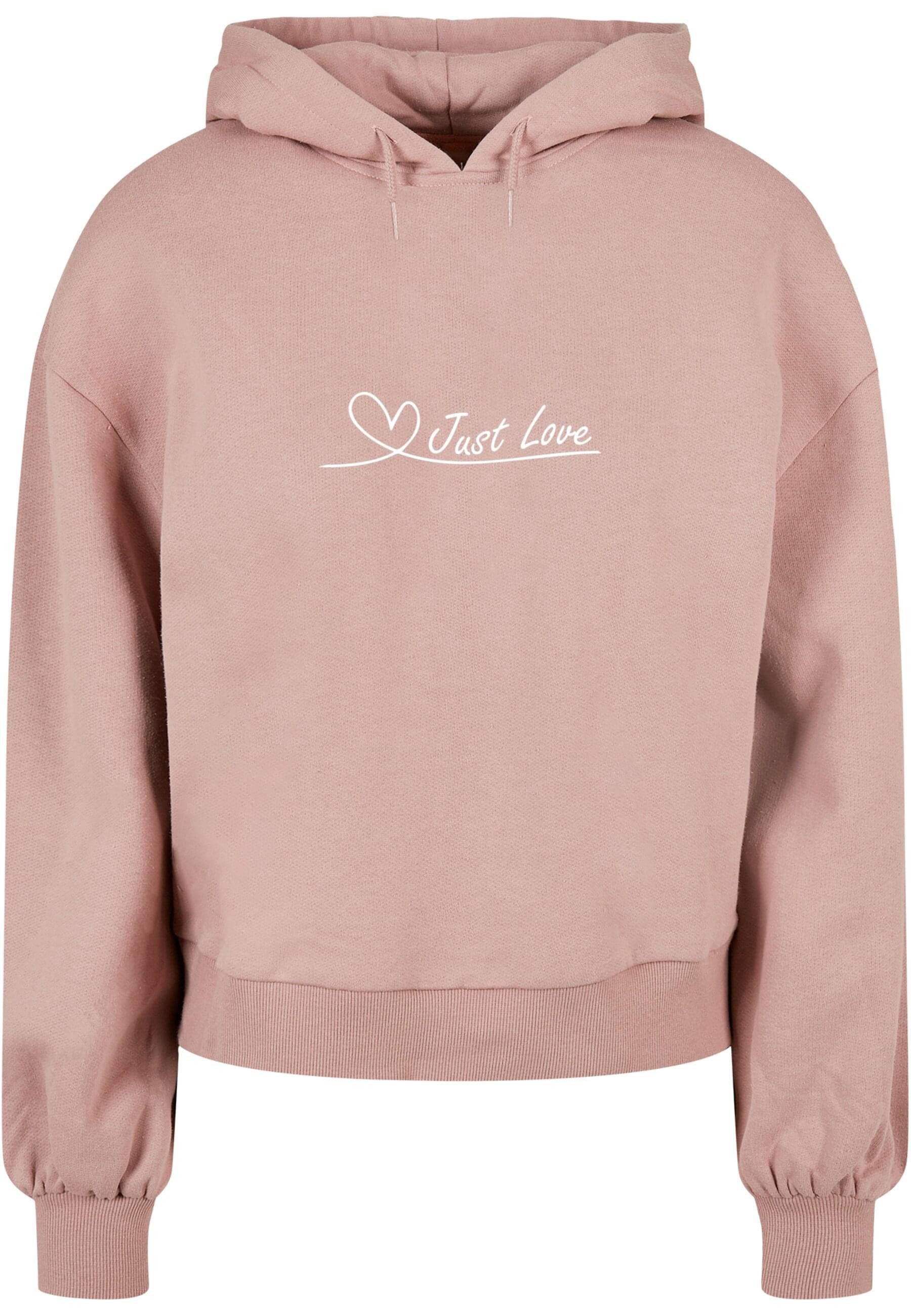 Merchcode Kapuzenpullover Merchcode Damen Ladies Just love Organic ...