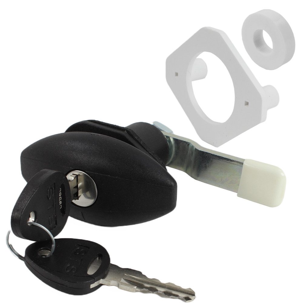 Aufschraubschloss STS Push Lock Klappenschloss Ellipse klein Wohnmobil Caravan Boot