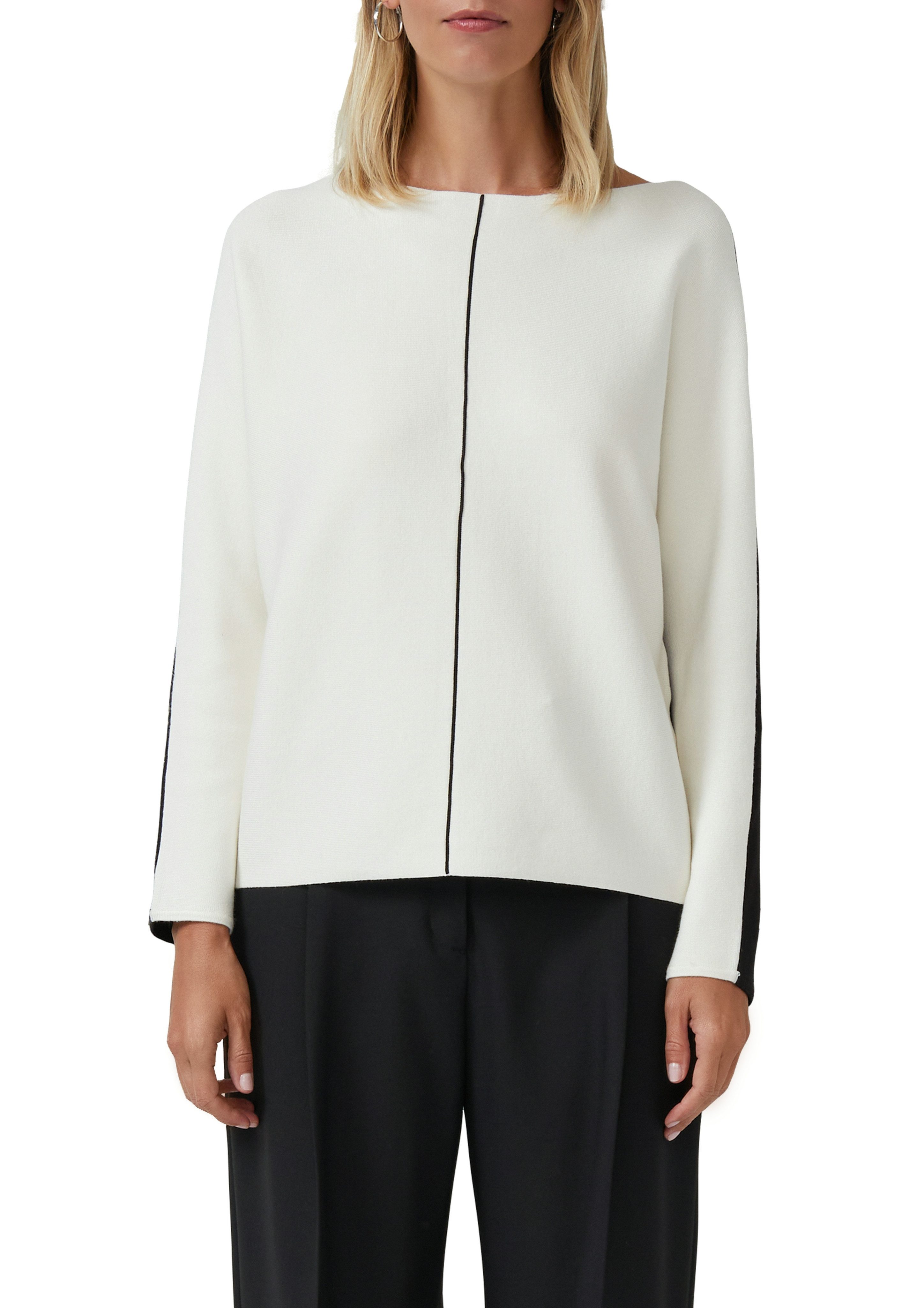 s.Oliver BLACK LABEL Strickpullover mit Colour-Blocking günstig online kaufen