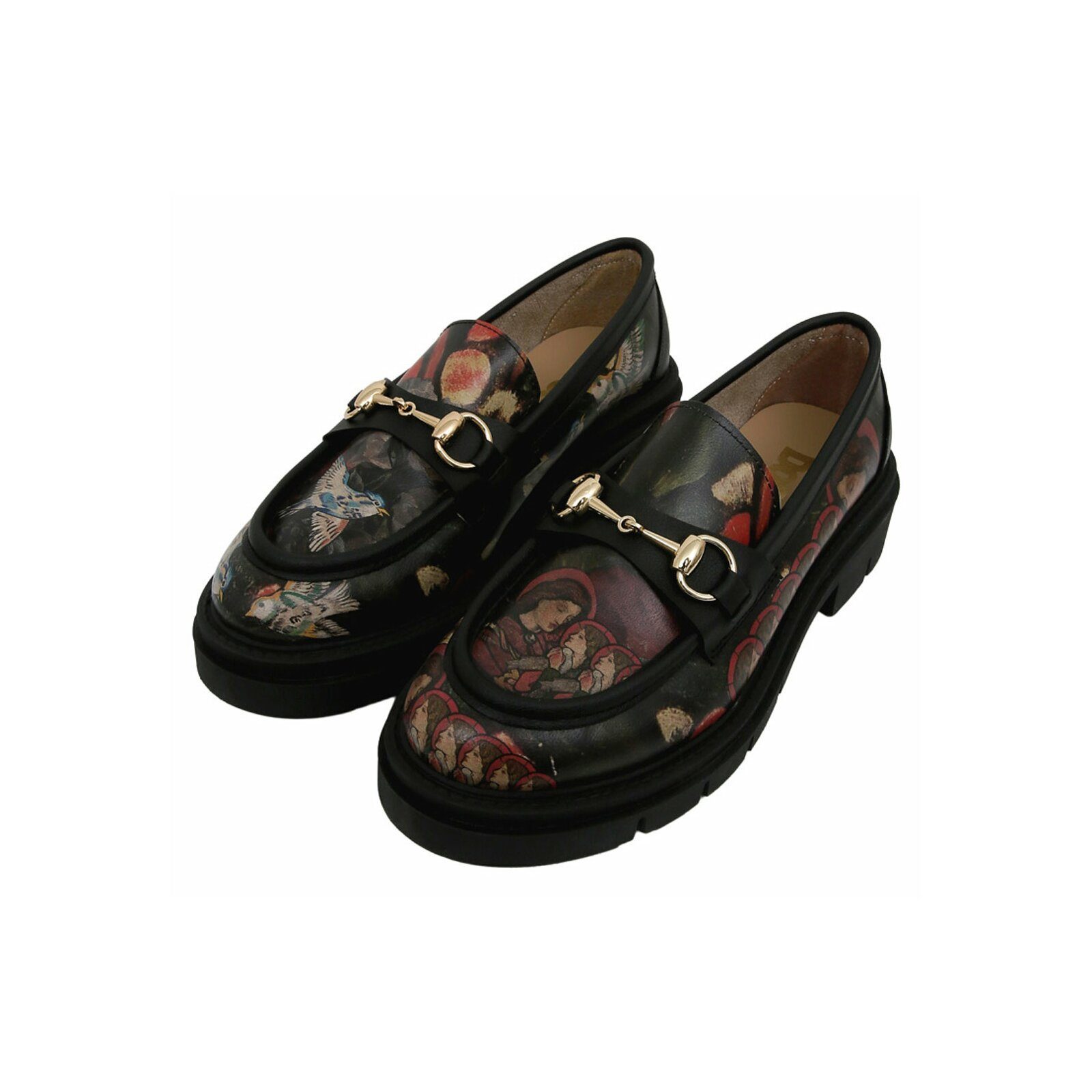 DOGO Cindy Loafer Pure Reflection Damen Halbschuhe Loafer Handgefertigt