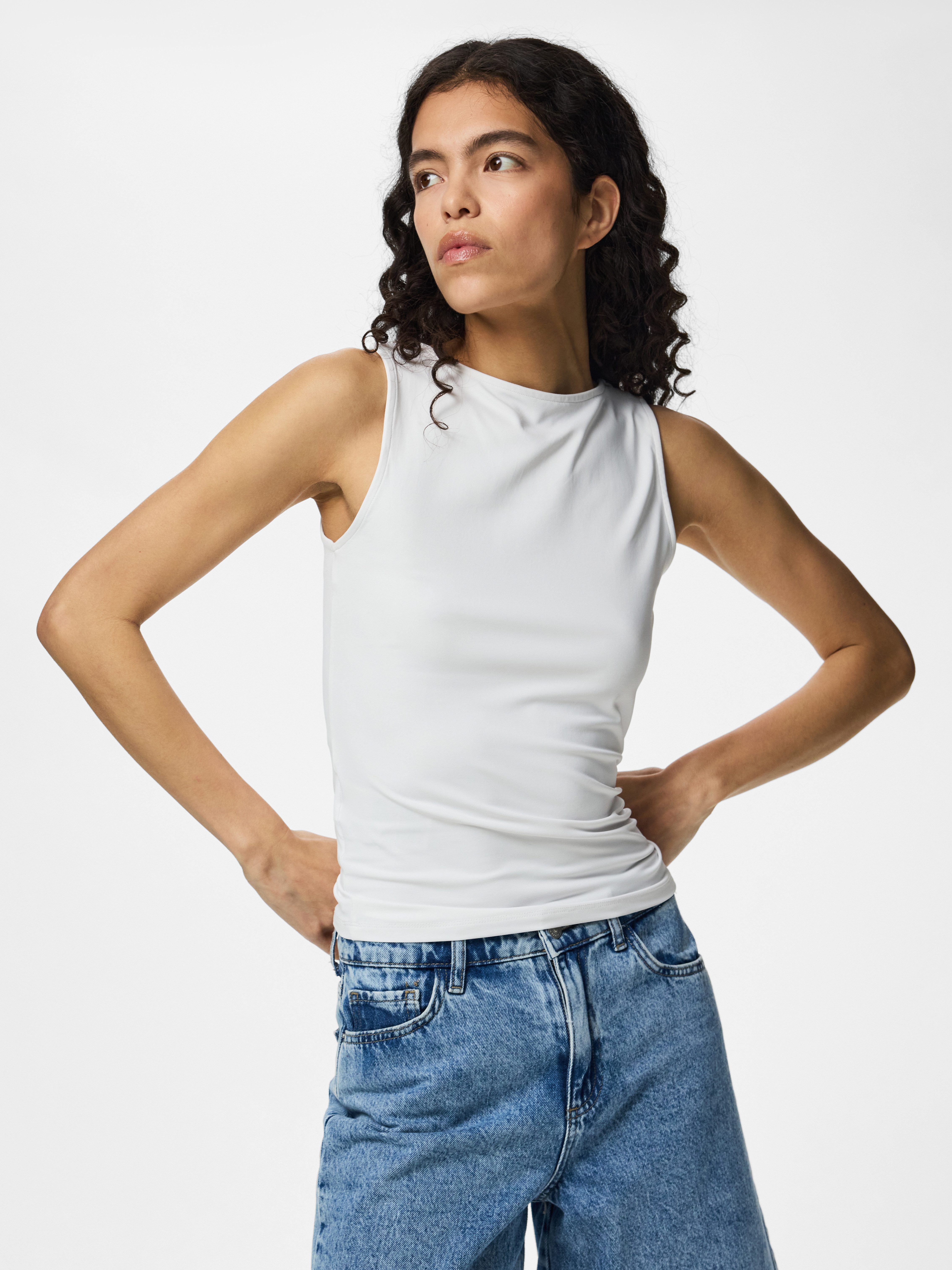 pieces Tanktop PCLULA SL REVERSIBLE TANKTOP JRS NOOS Materialmix