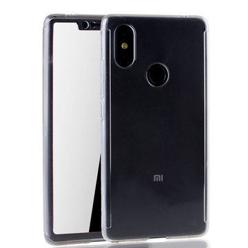 König Design Handyhülle Xiaomi Mi 8 SE, Xiaomi Mi 8 SE Handyhülle 360 Grad Schutz Full Cover Transparent