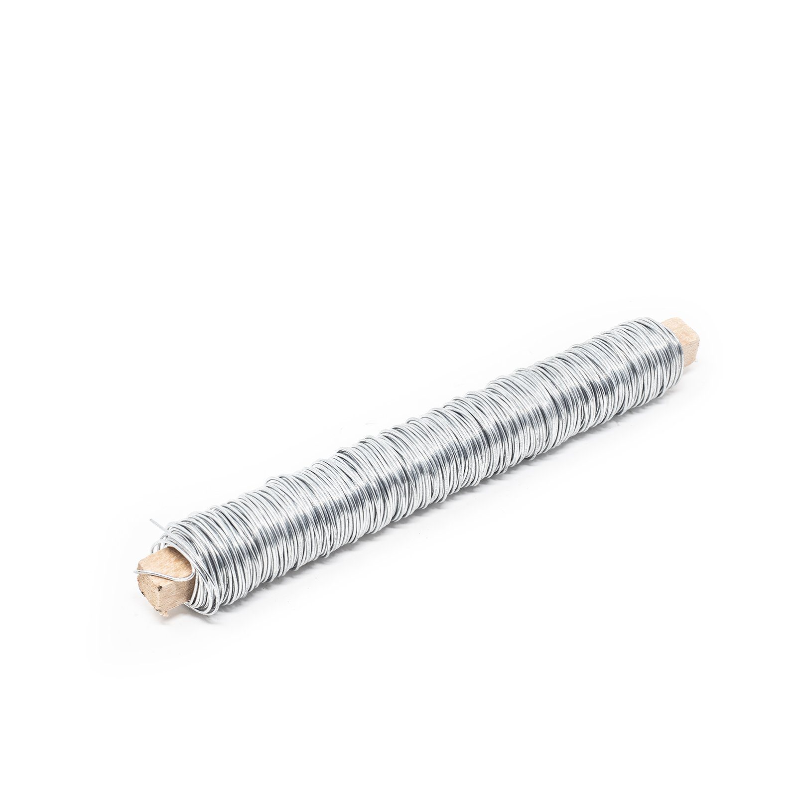Draht Wickeldraht Holzstab verzinkt - 0,65 mm, 38 m - 1 kg