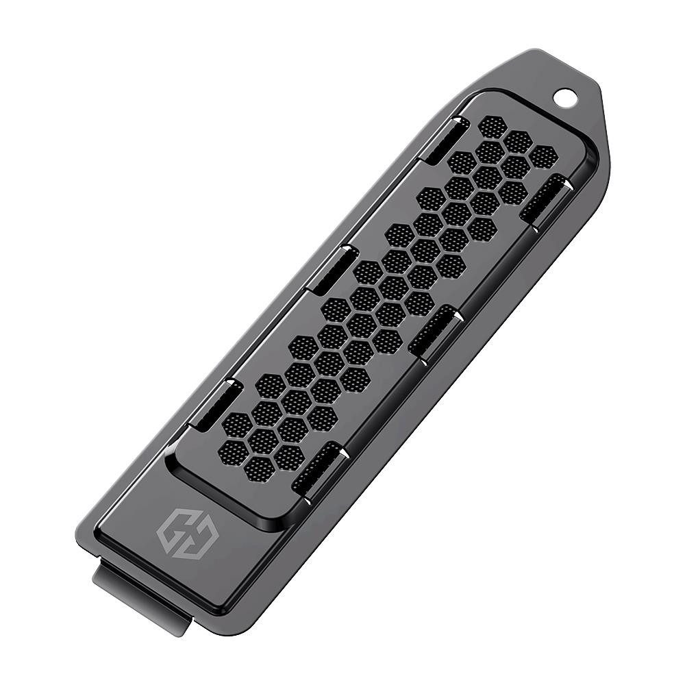 GRAUGEAR Computer-Kühler G-PS5M2-cover-B, Abdeckung mit Belüftung in Schwarz für PS5 M.2 SSD